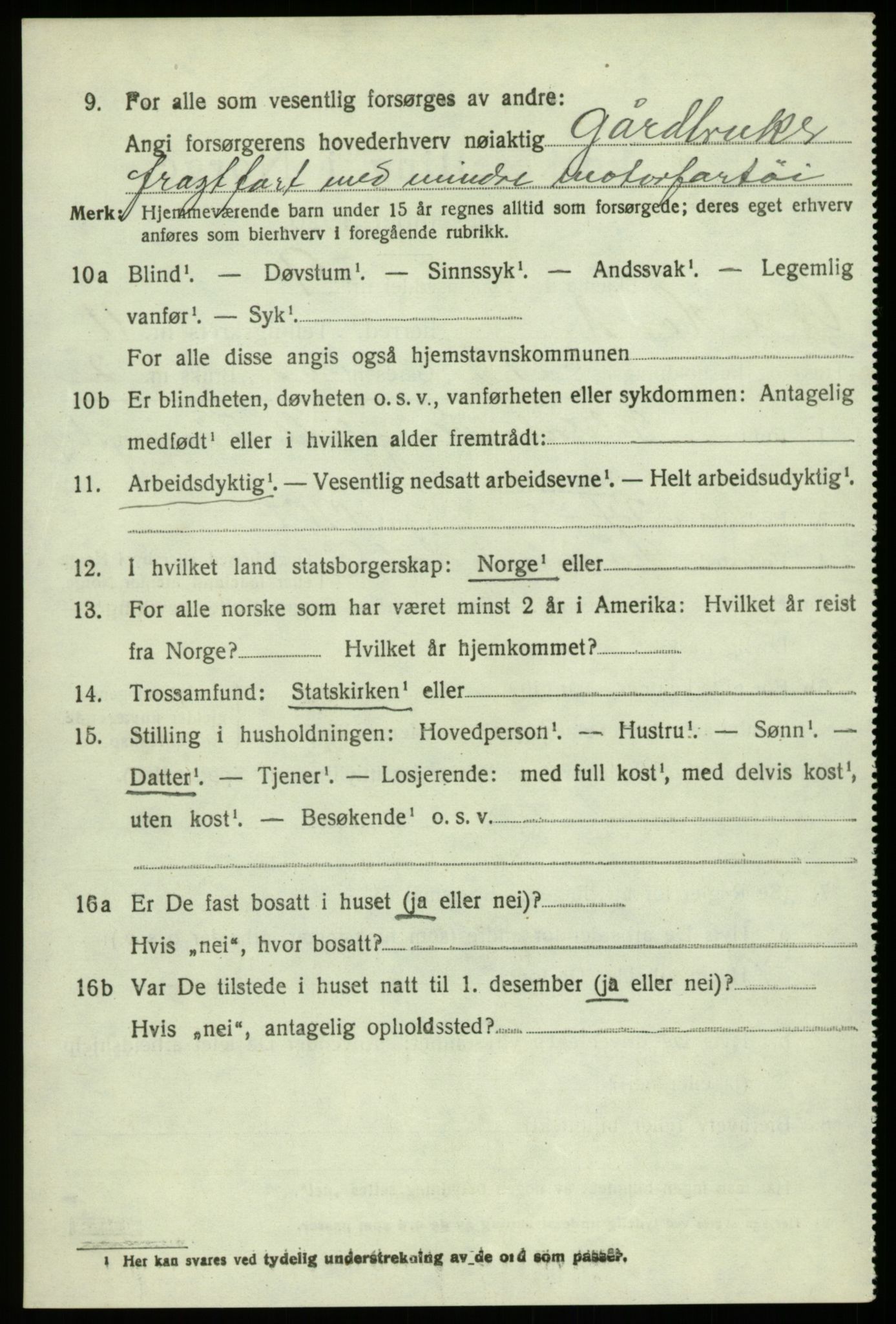 SAB, 1920 census for Os, 1920, p. 8935