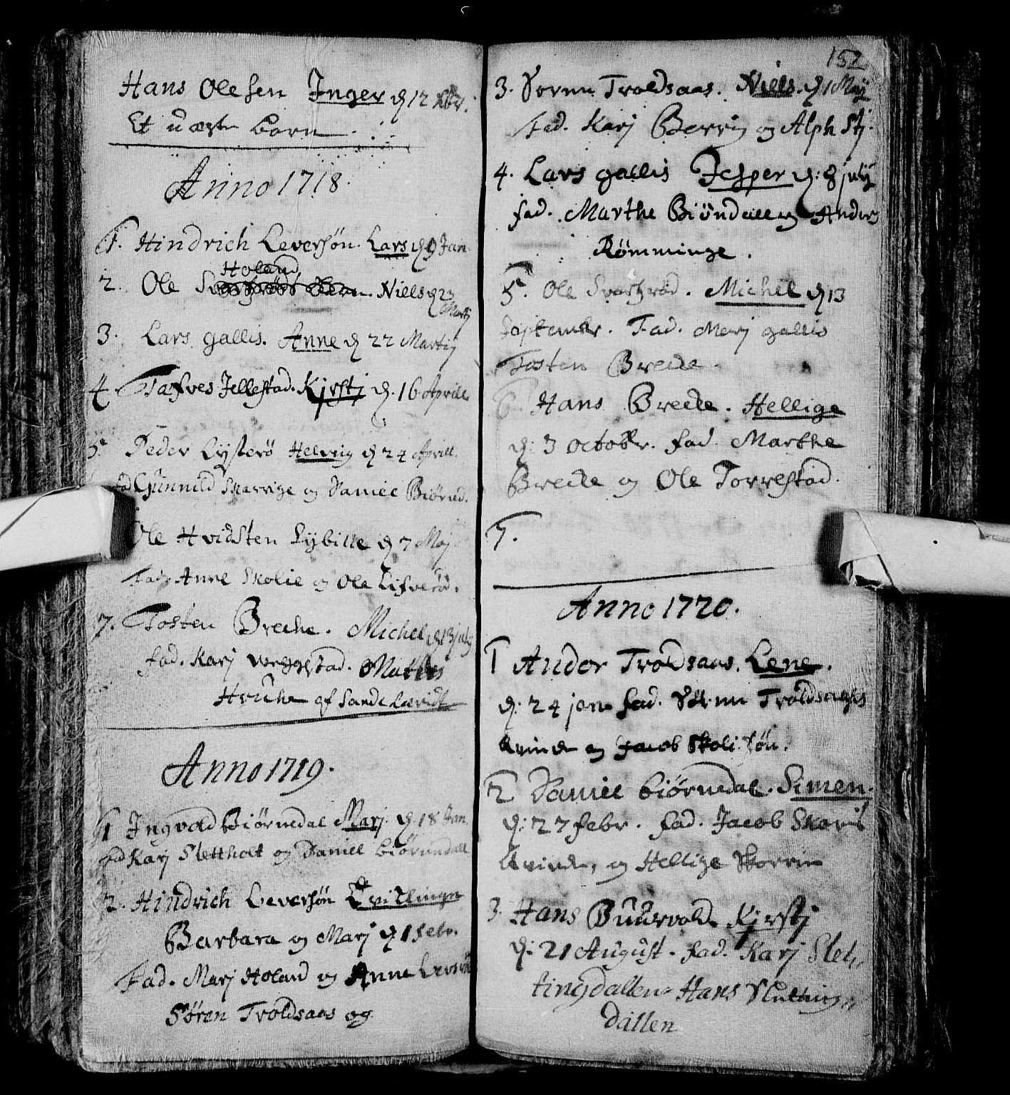 Andebu kirkebøker, SAKO/A-336/F/Fa/L0001: Parish register (official) no. 1 /2, 1623-1738, p. 152
