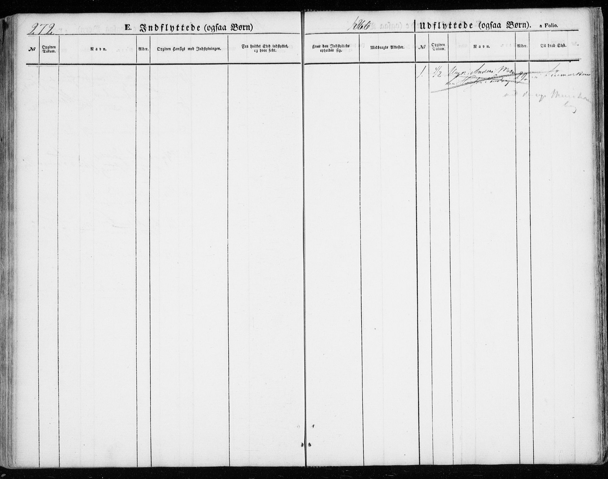 Lenvik sokneprestembete, SATØ/S-1310/H/Ha/Haa/L0007kirke: Parish register (official) no. 7, 1855-1865, p. 272