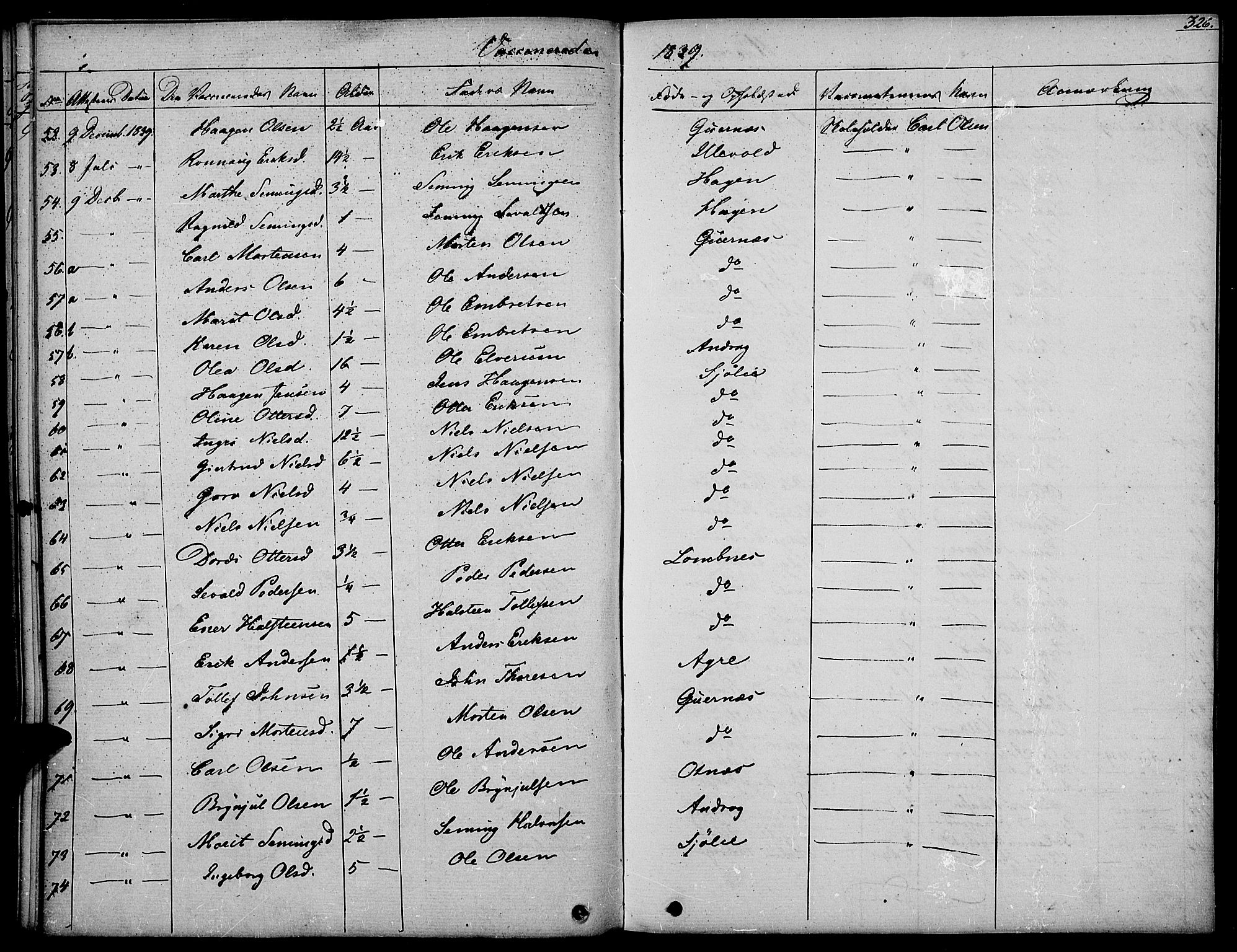 Rendalen prestekontor, AV/SAH-PREST-054/H/Ha/Haa/L0004: Parish register (official) no. 4, 1829-1852, p. 326