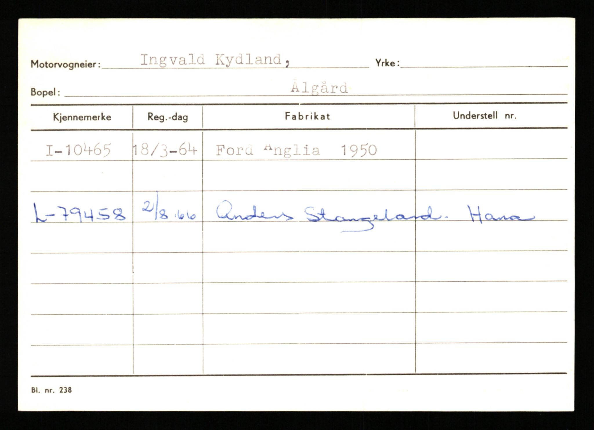 Stavanger trafikkstasjon, AV/SAST-A-101942/0/G/L0002: Registreringsnummer: 5791 - 10405, 1930-1971, p. 3334