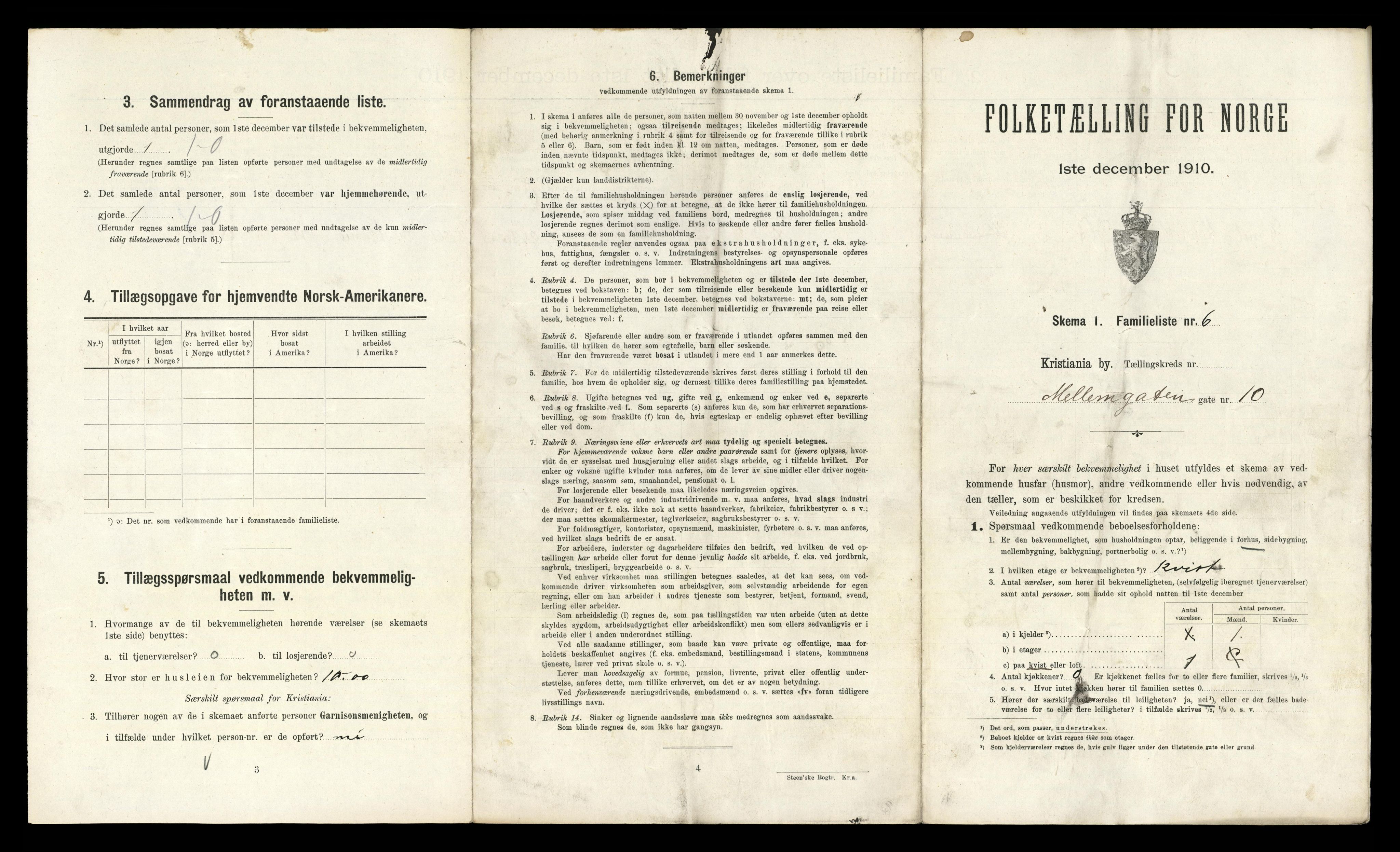 RA, 1910 census for Kristiania, 1910, p. 63483