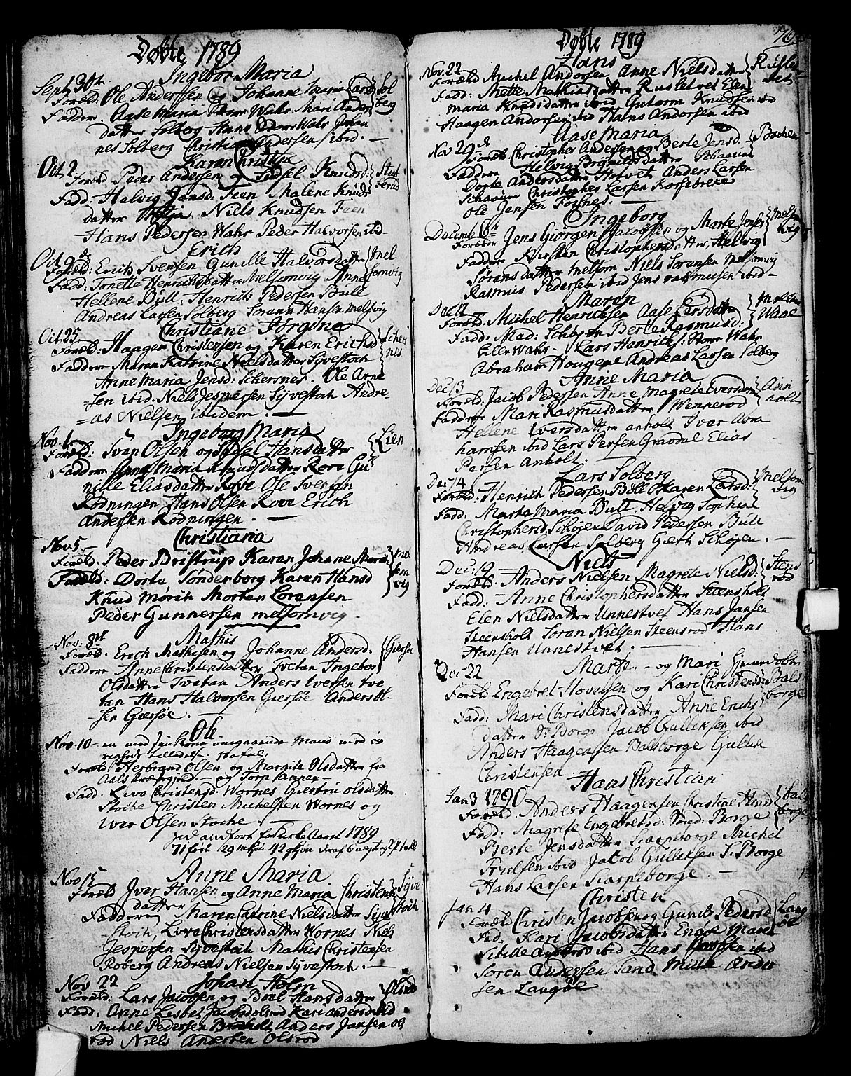 Stokke kirkebøker, AV/SAKO-A-320/F/Fa/L0003: Parish register (official) no. I 3, 1771-1803, p. 76