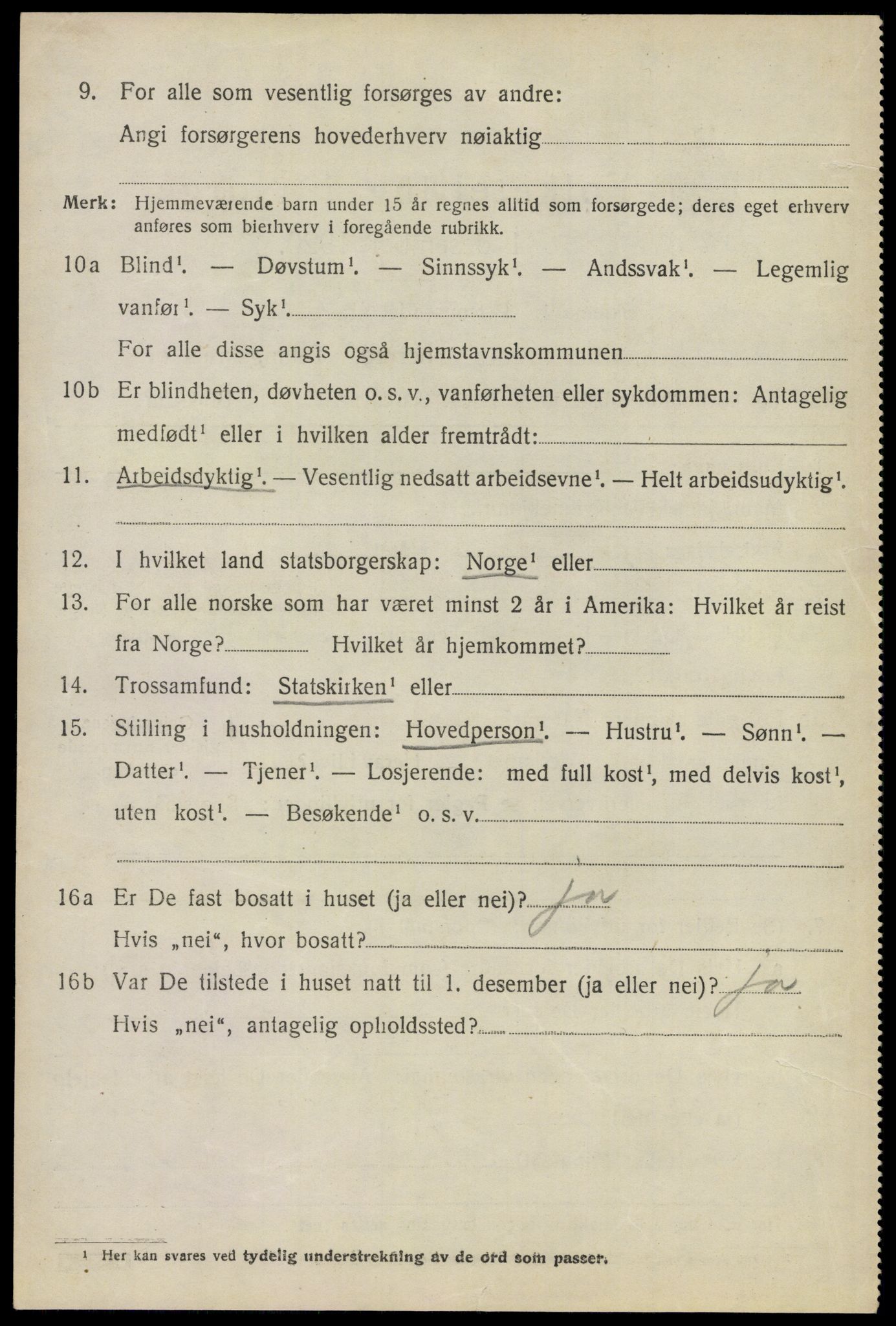 SAO, 1920 census for Hurdal, 1920, p. 1289