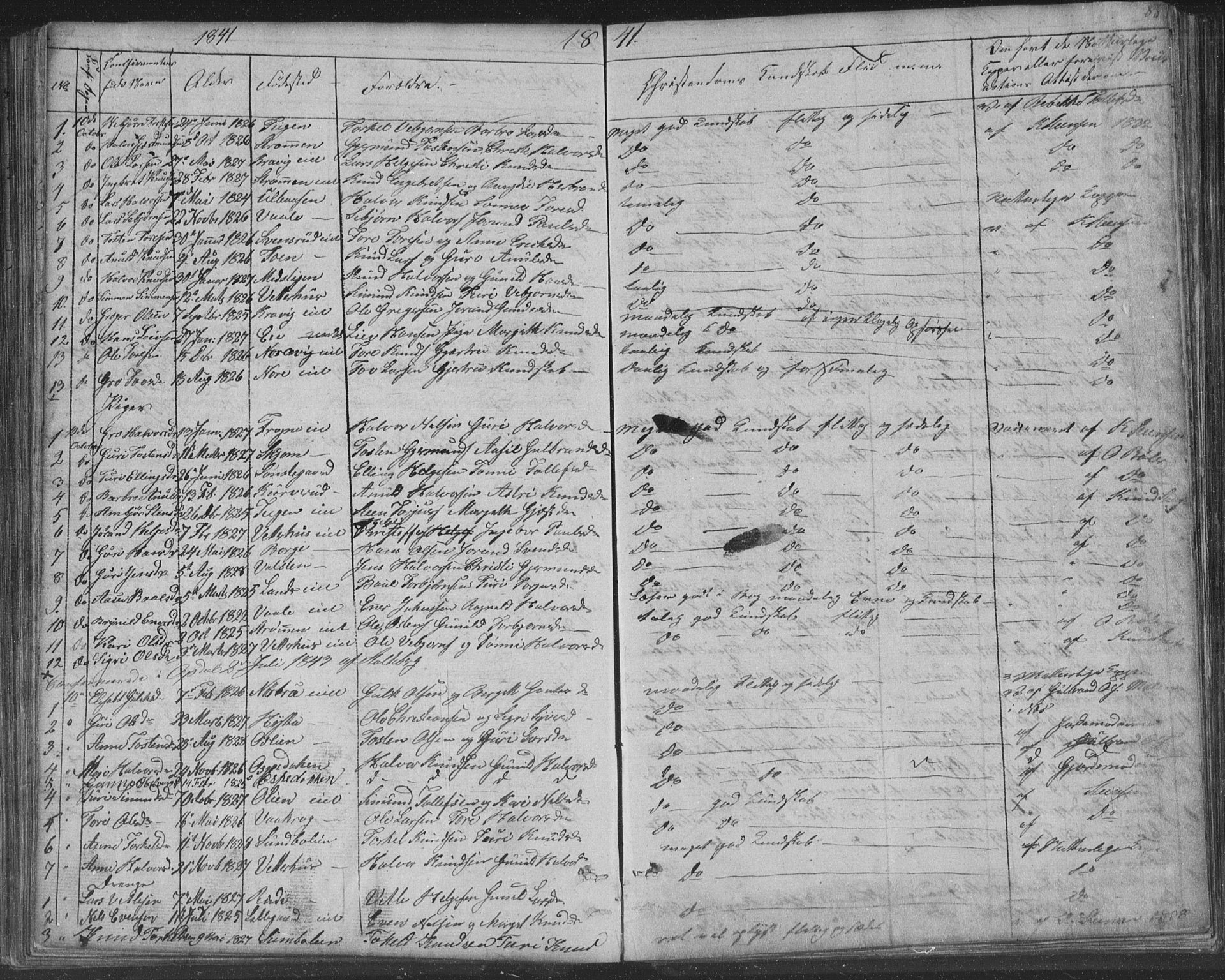 Nore kirkebøker, SAKO/A-238/F/Fa/L0001: Parish register (official) no. I 1, 1836-1855, p. 83