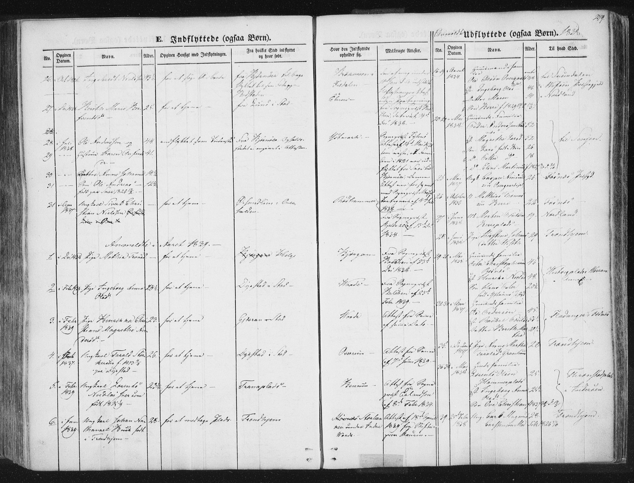 Ministerialprotokoller, klokkerbøker og fødselsregistre - Nord-Trøndelag, AV/SAT-A-1458/741/L0392: Parish register (official) no. 741A06, 1836-1848, p. 279