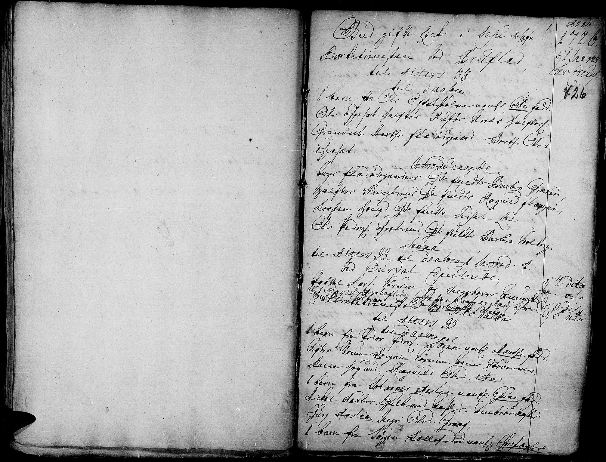 Aurdal prestekontor, AV/SAH-PREST-126/H/Ha/Haa/L0001: Parish register (official) no. 1-3, 1692-1730, p. 726