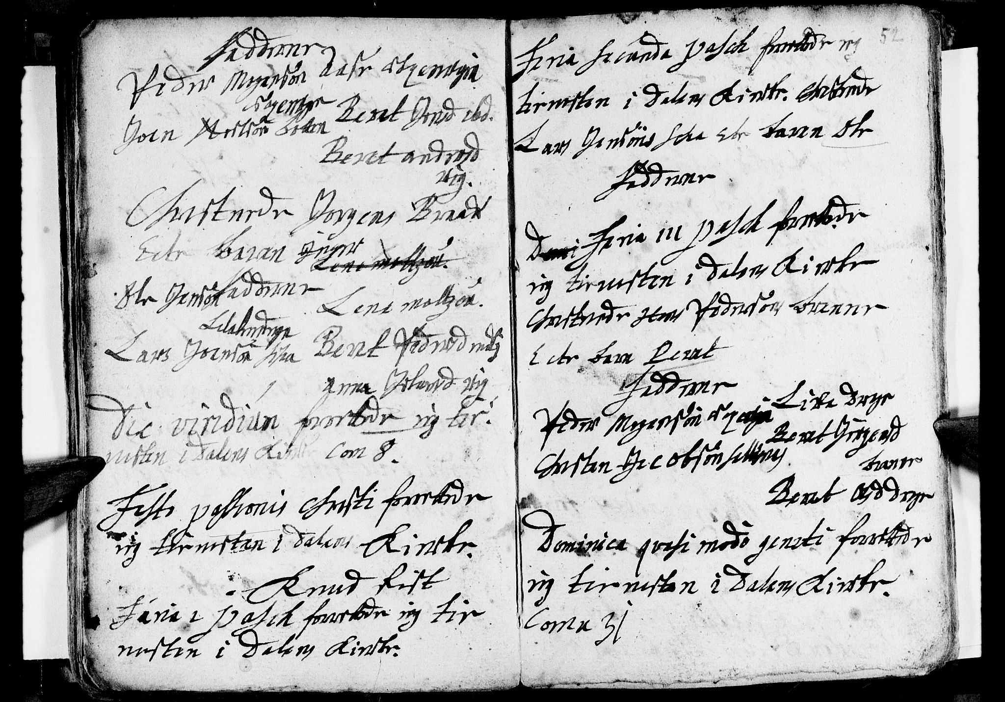 Ministerialprotokoller, klokkerbøker og fødselsregistre - Nordland, AV/SAT-A-1459/847/L0661: Parish register (official) no. 847A01, 1708-1717, p. 52