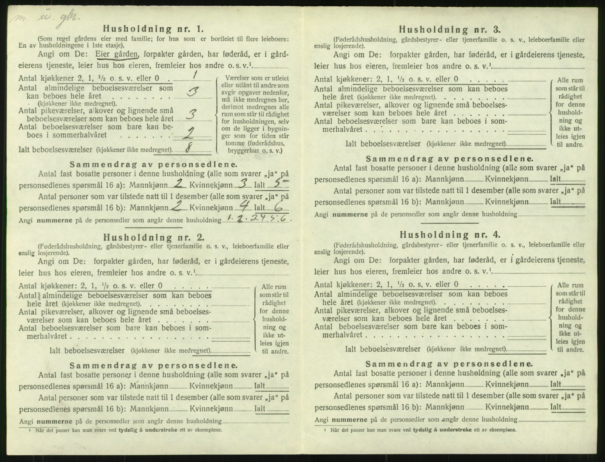 SAT, 1920 census for Surnadal, 1920, p. 384