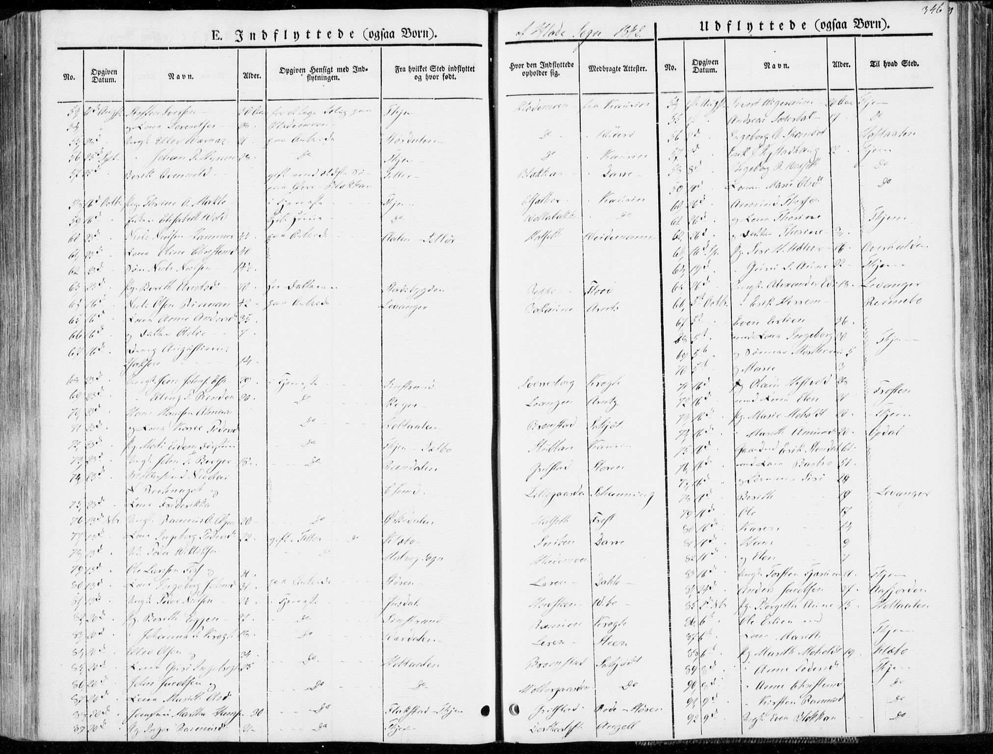 Ministerialprotokoller, klokkerbøker og fødselsregistre - Sør-Trøndelag, SAT/A-1456/606/L0290: Parish register (official) no. 606A05, 1841-1847, p. 346