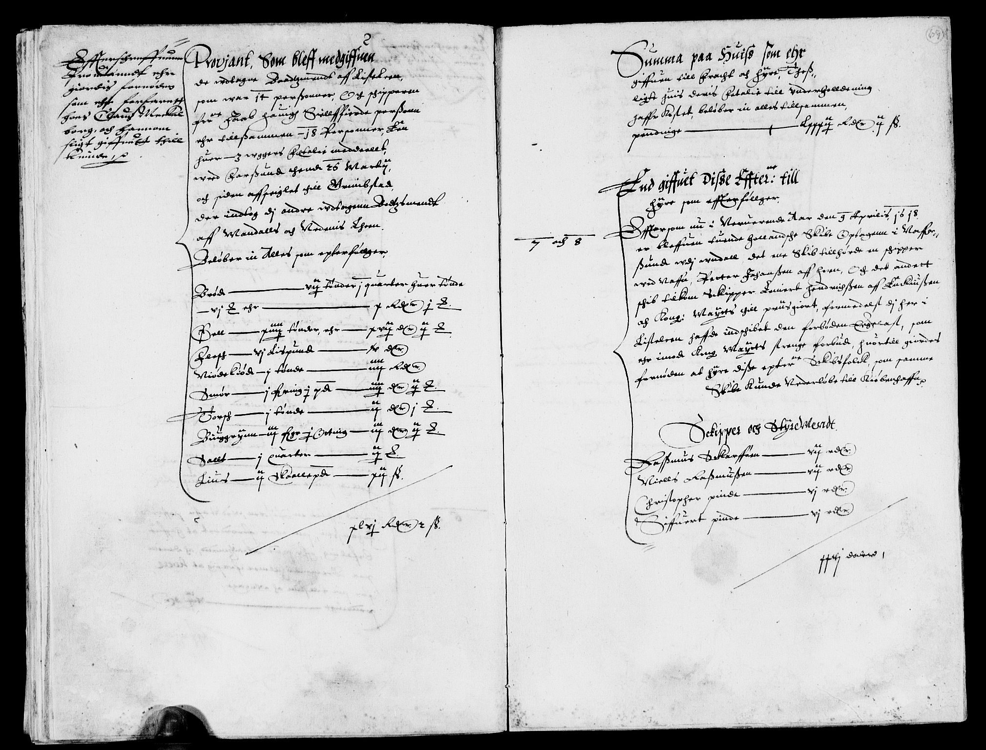 Rentekammeret inntil 1814, Reviderte regnskaper, Lensregnskaper, RA/EA-5023/R/Rb/Rbr/L0005: Lista len, 1616-1619