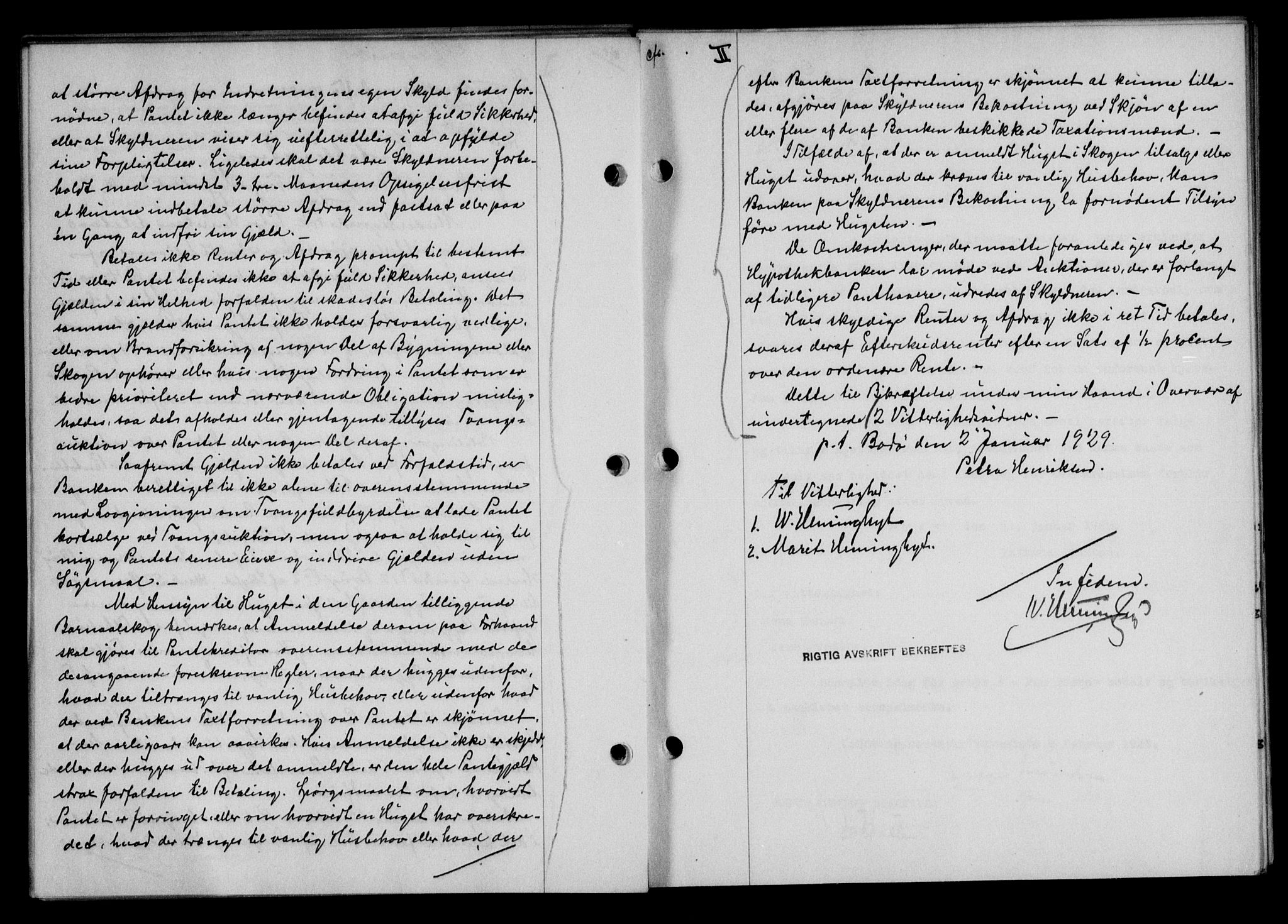 Lofoten sorenskriveri, SAT/A-0017/1/2/2C/L0019b: Mortgage book no. 19b, 1929-1929, Deed date: 15.01.1929