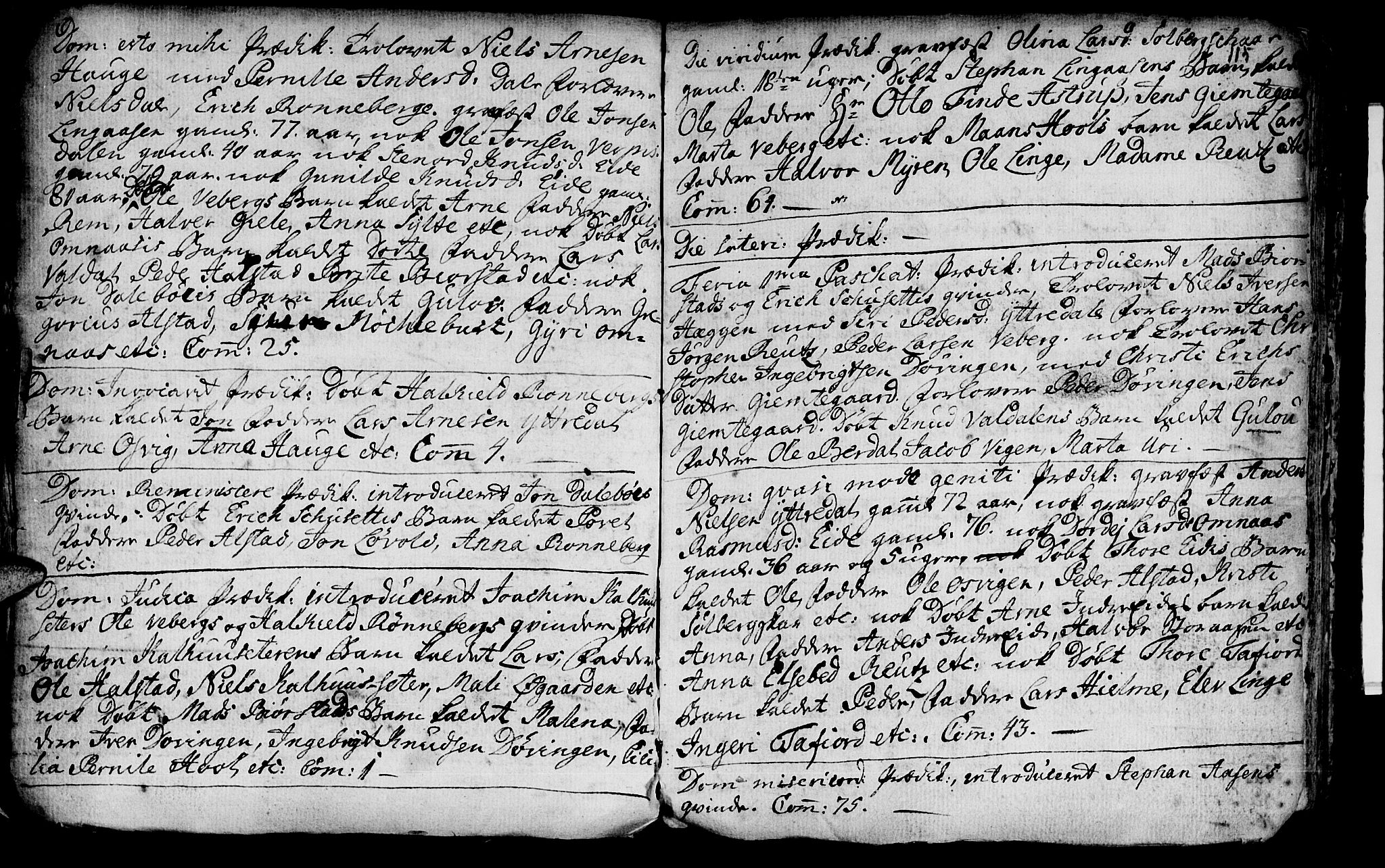 Ministerialprotokoller, klokkerbøker og fødselsregistre - Møre og Romsdal, SAT/A-1454/519/L0240: Parish register (official) no. 519A01 /1, 1736-1760, p. 115