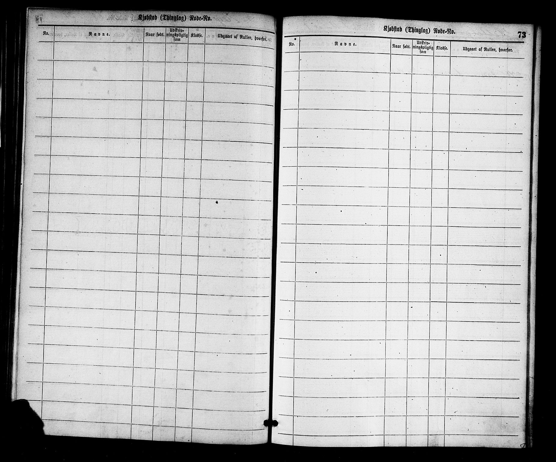 Egersund mønstringskrets, AV/SAK-2031-0019/F/Ff/L0001: Utskrivningsregisterrulle, nr som i hovedrulle, O-8, 1860-1900, p. 75