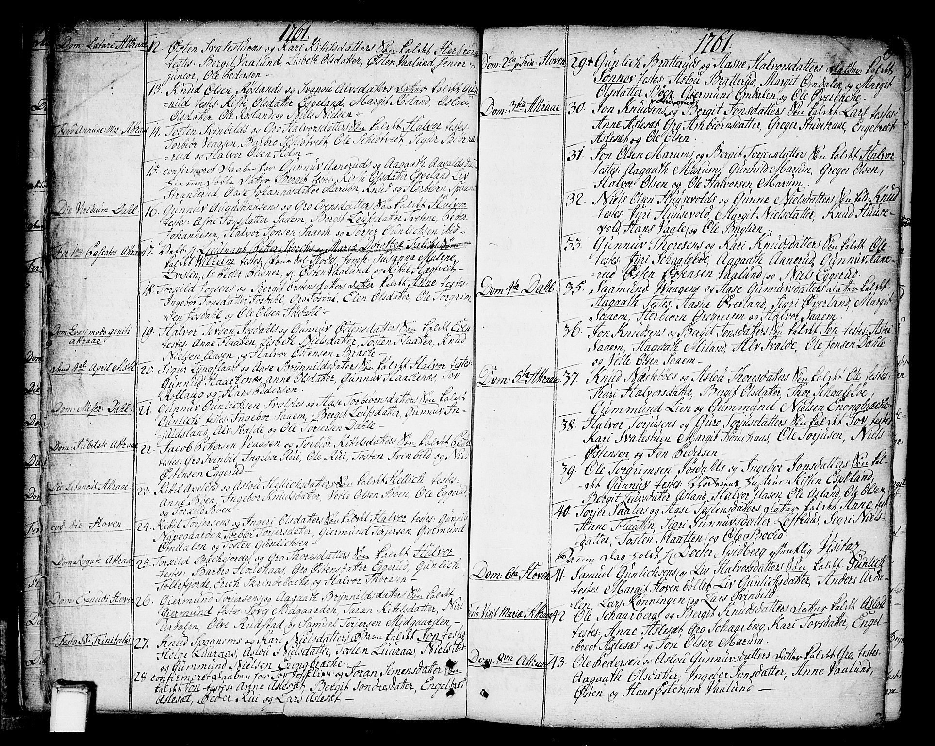 Tinn kirkebøker, SAKO/A-308/F/Fa/L0002: Parish register (official) no. I 2, 1757-1810, p. 18-19