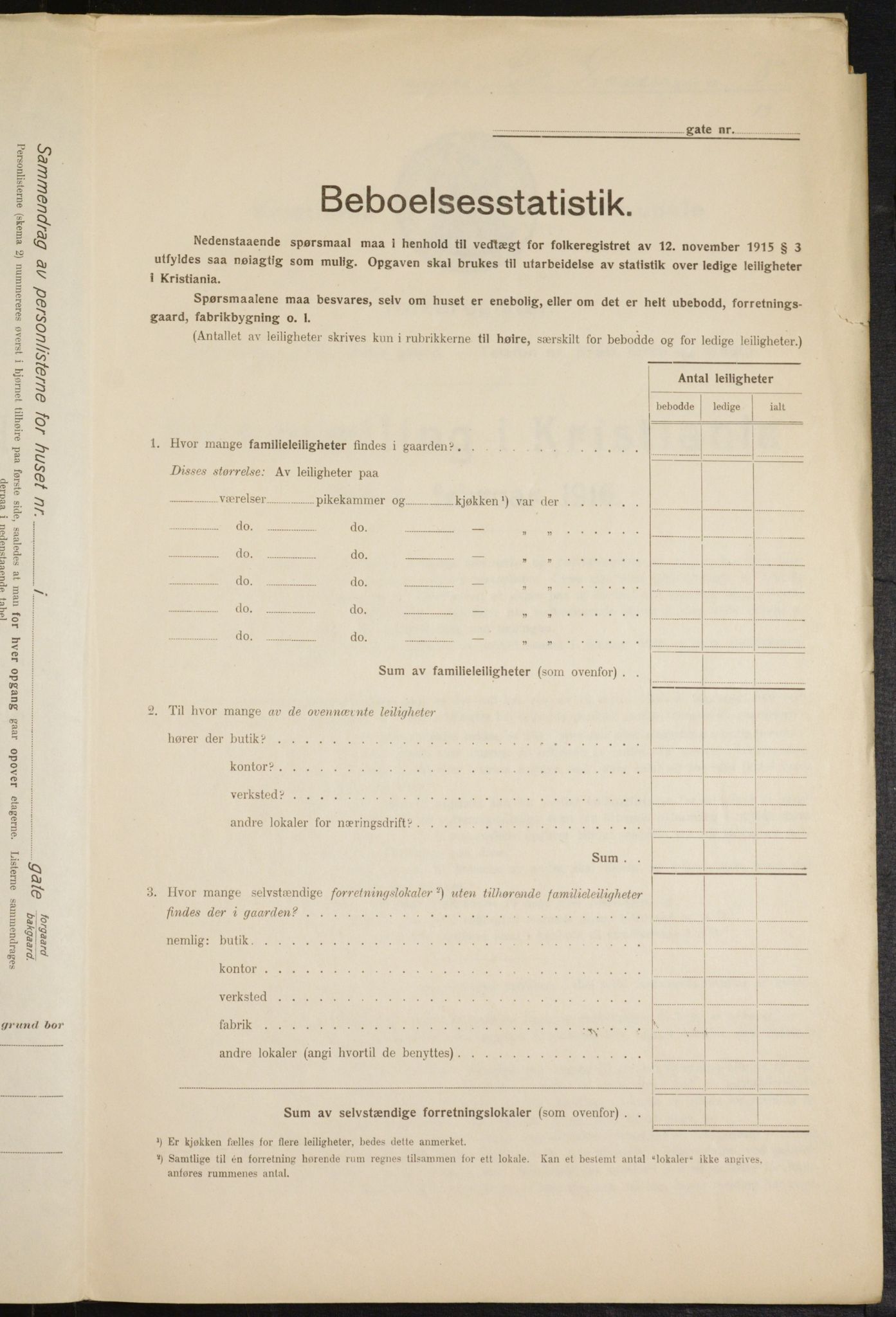 OBA, Municipal Census 1916 for Kristiania, 1916, p. 58847