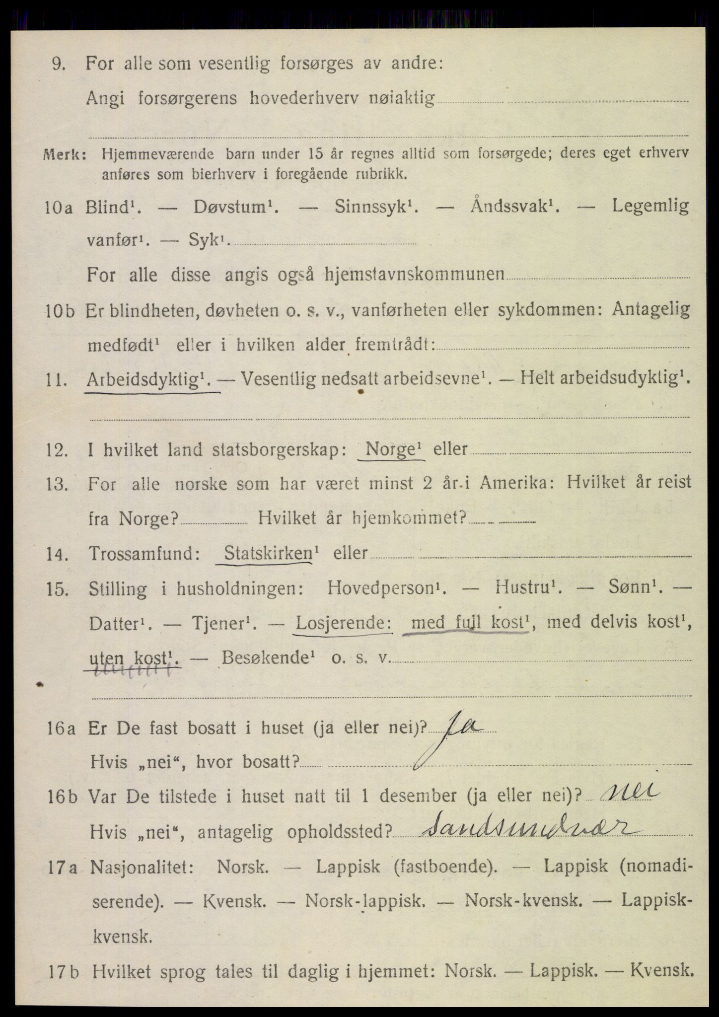 SAT, 1920 census for Herøy, 1920, p. 5491