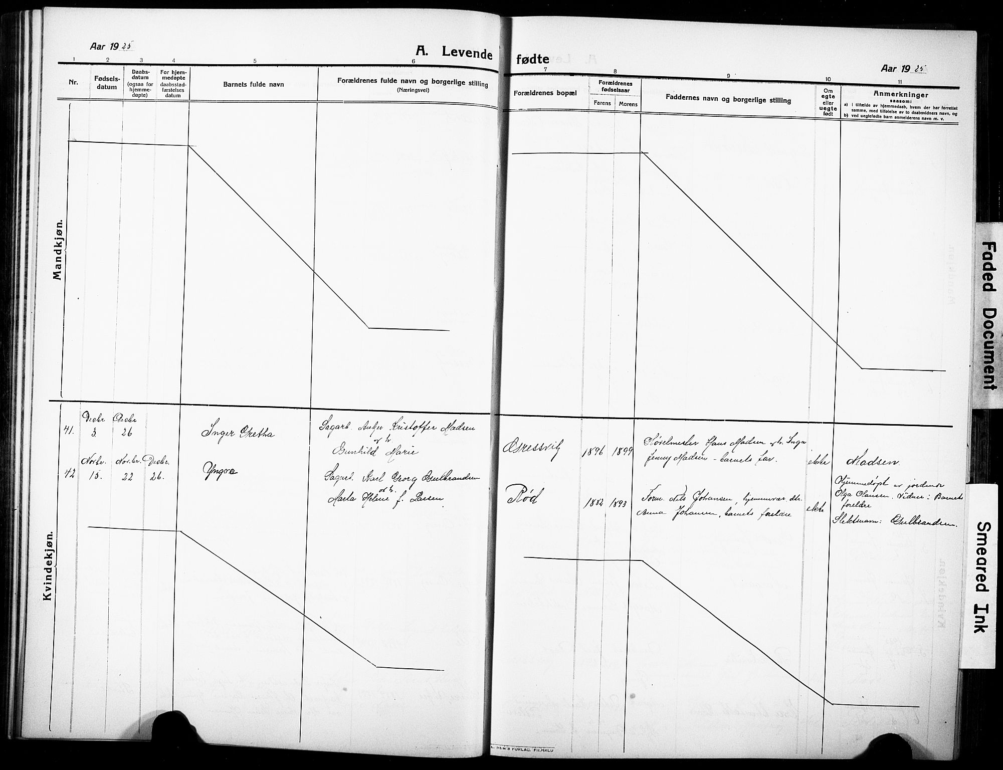 Onsøy prestekontor Kirkebøker, AV/SAO-A-10914/G/Gb/L0002: Parish register (copy) no. II 2, 1911-1933