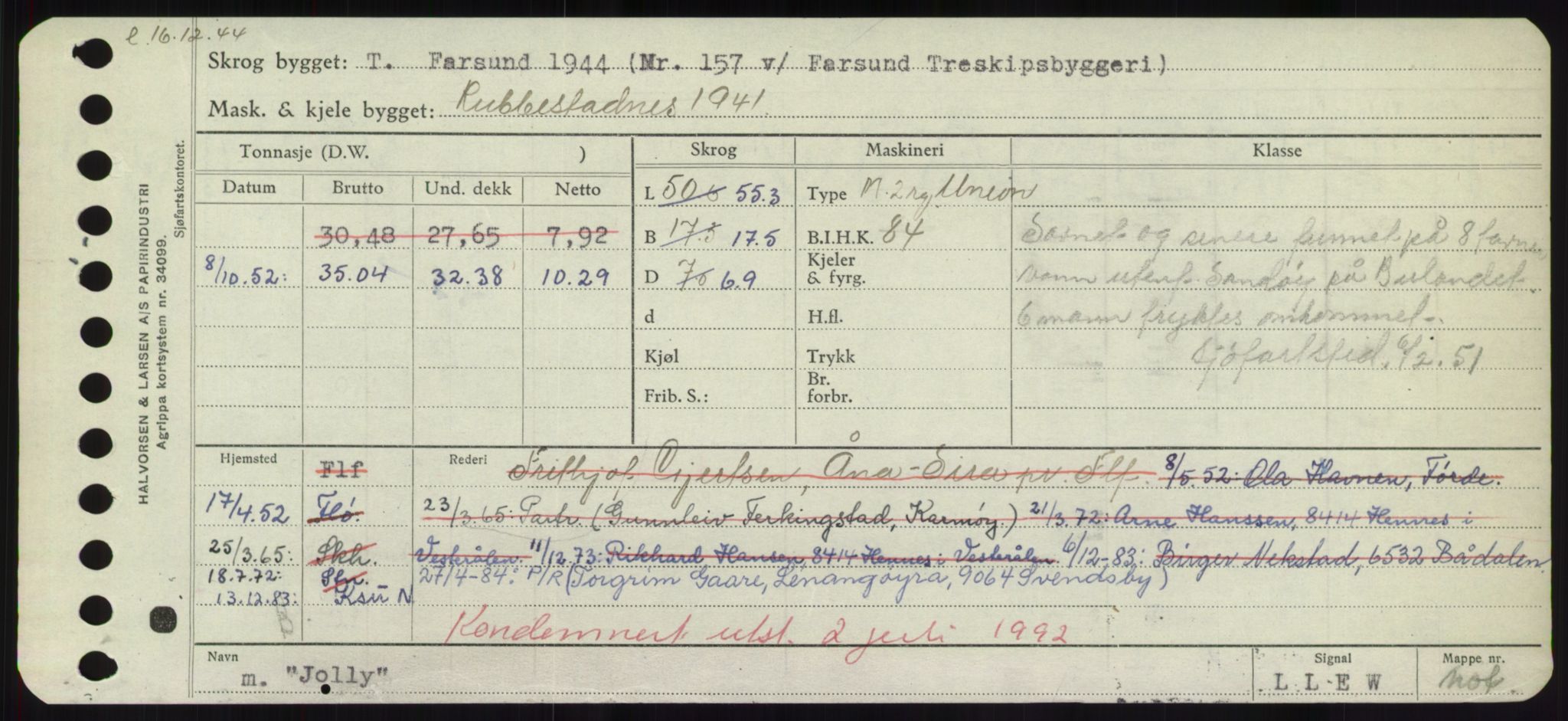 Sjøfartsdirektoratet med forløpere, Skipsmålingen, AV/RA-S-1627/H/Hd/L0019: Fartøy, J, p. 515