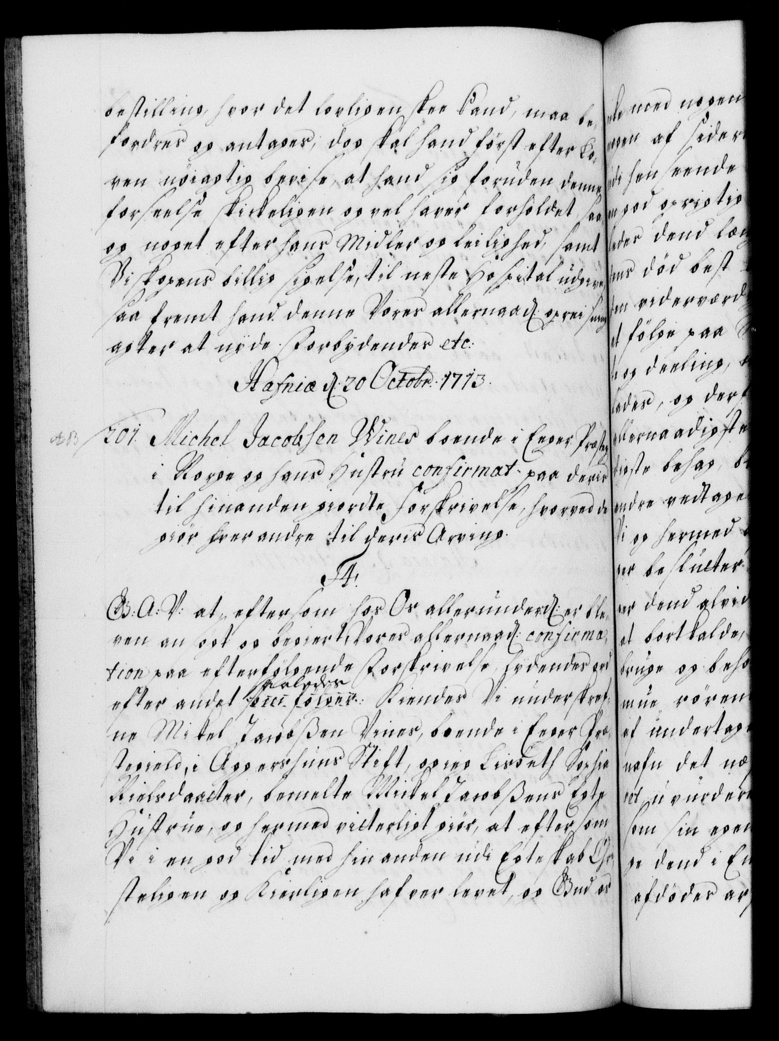 Danske Kanselli 1572-1799, AV/RA-EA-3023/F/Fc/Fca/Fcaa/L0021: Norske registre, 1712-1715, p. 172b