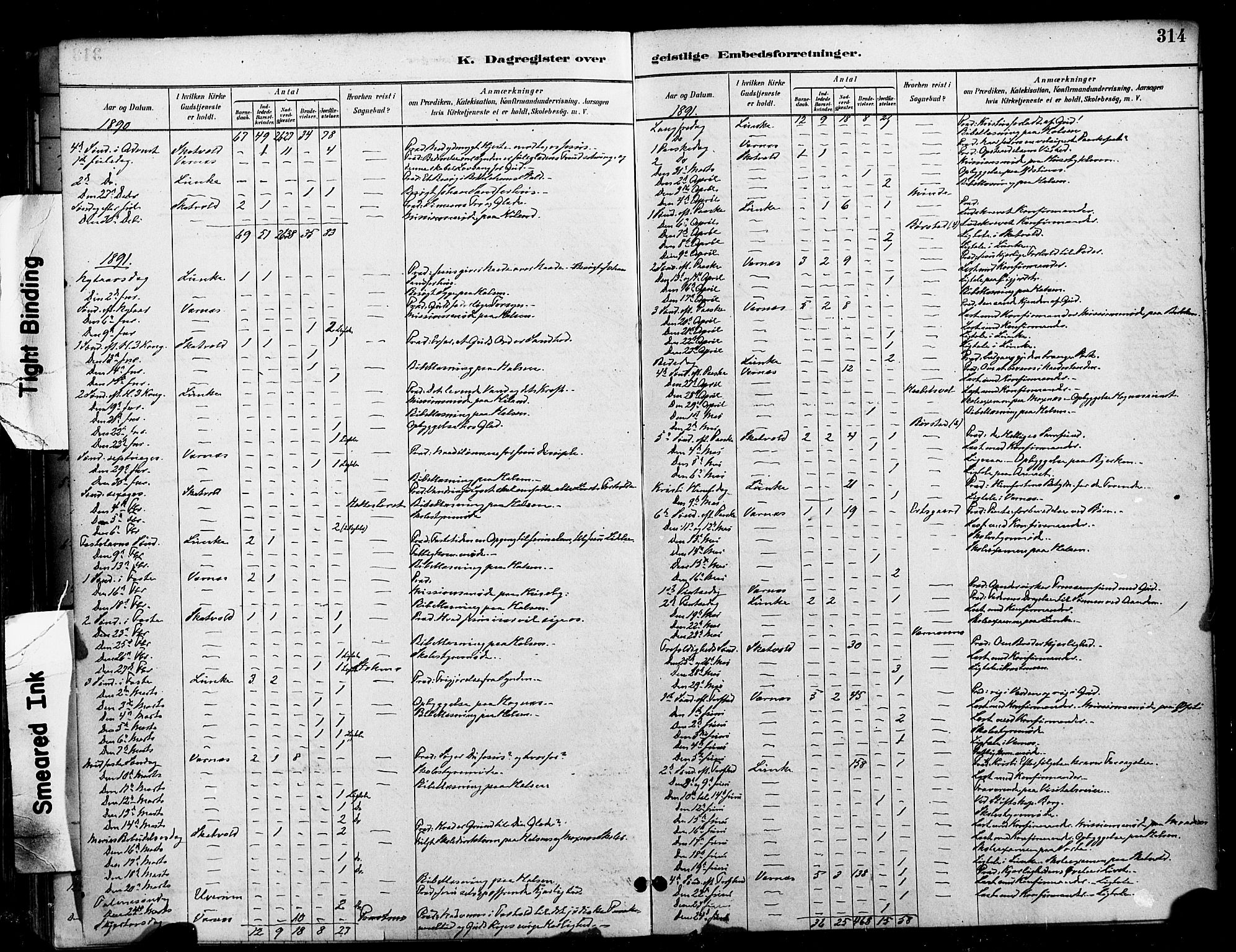 Ministerialprotokoller, klokkerbøker og fødselsregistre - Nord-Trøndelag, SAT/A-1458/709/L0077: Parish register (official) no. 709A17, 1880-1895, p. 314