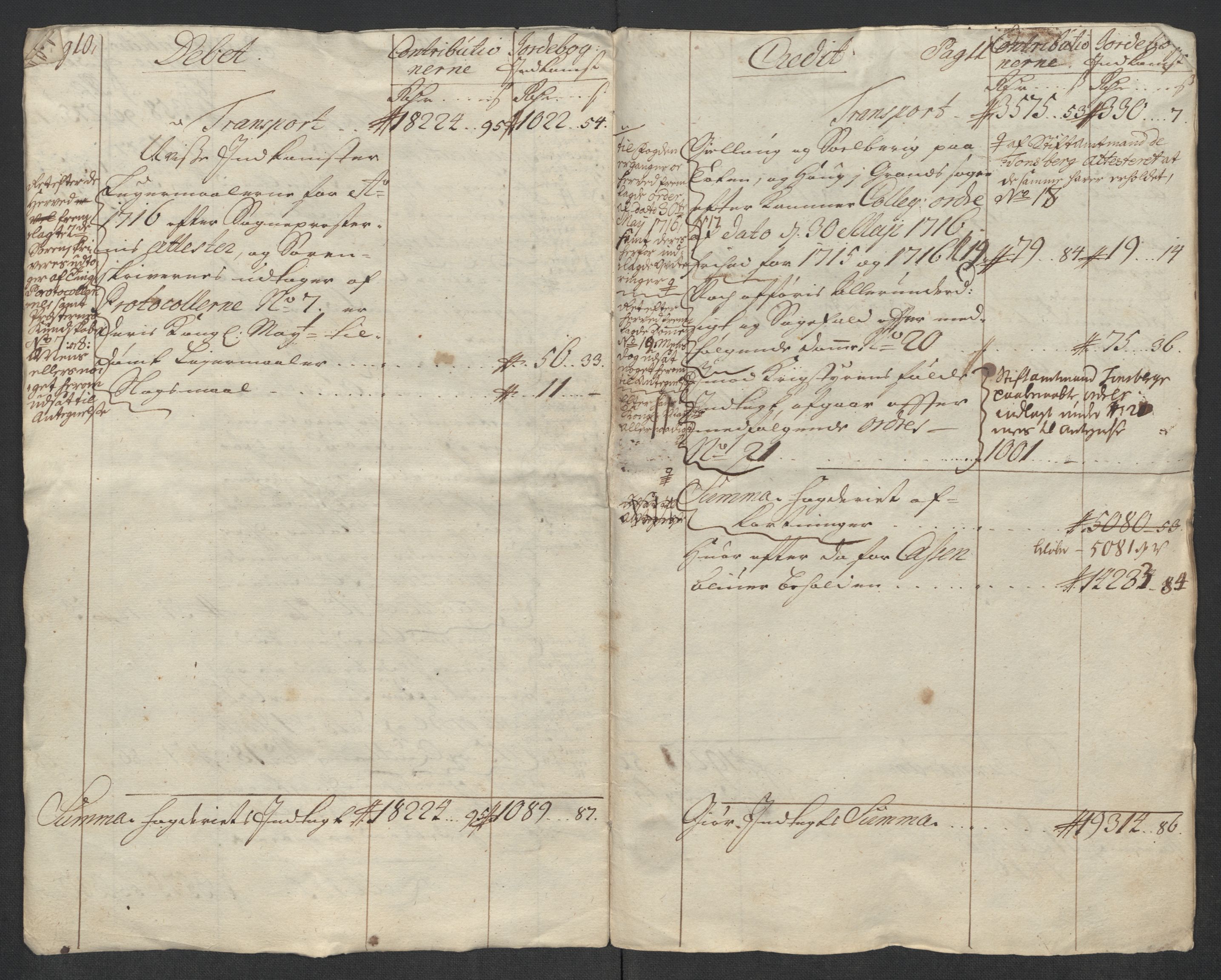 Rentekammeret inntil 1814, Reviderte regnskaper, Fogderegnskap, AV/RA-EA-4092/R18/L1315: Fogderegnskap Hadeland, Toten og Valdres, 1716, p. 8