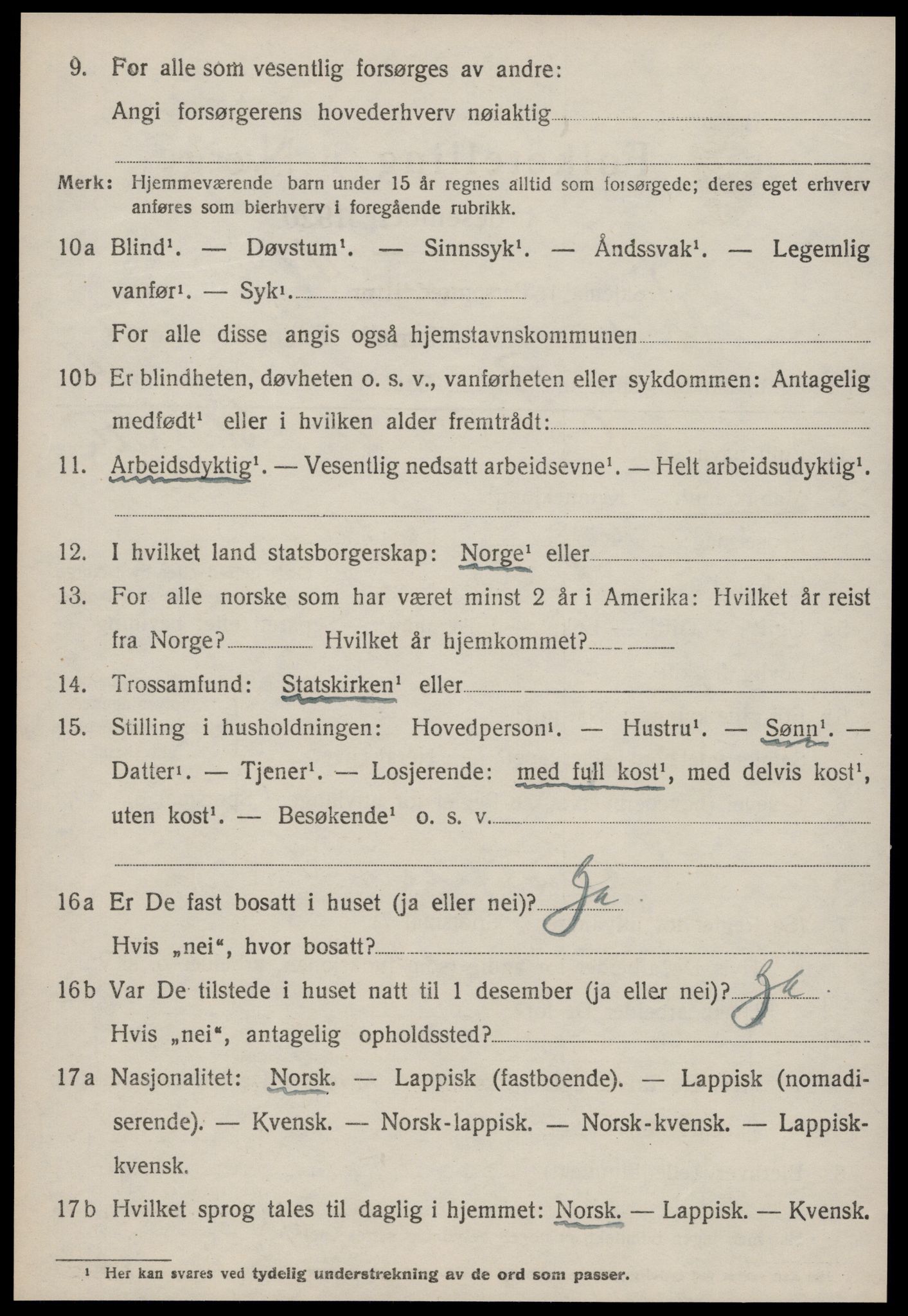 SAT, 1920 census for Rissa, 1920, p. 1152