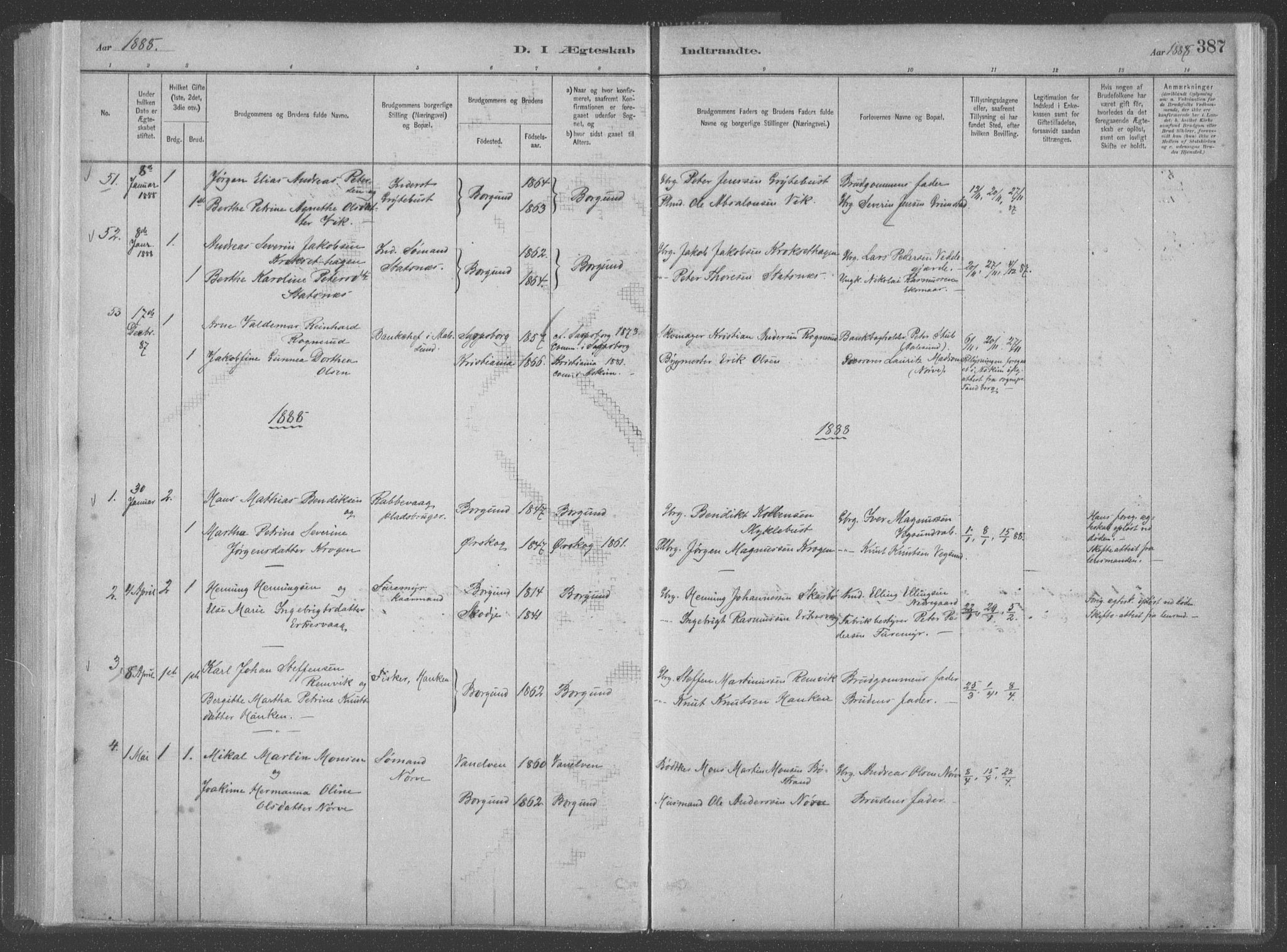 Ministerialprotokoller, klokkerbøker og fødselsregistre - Møre og Romsdal, SAT/A-1454/528/L0402: Parish register (official) no. 528A12II, 1880-1903, p. 387