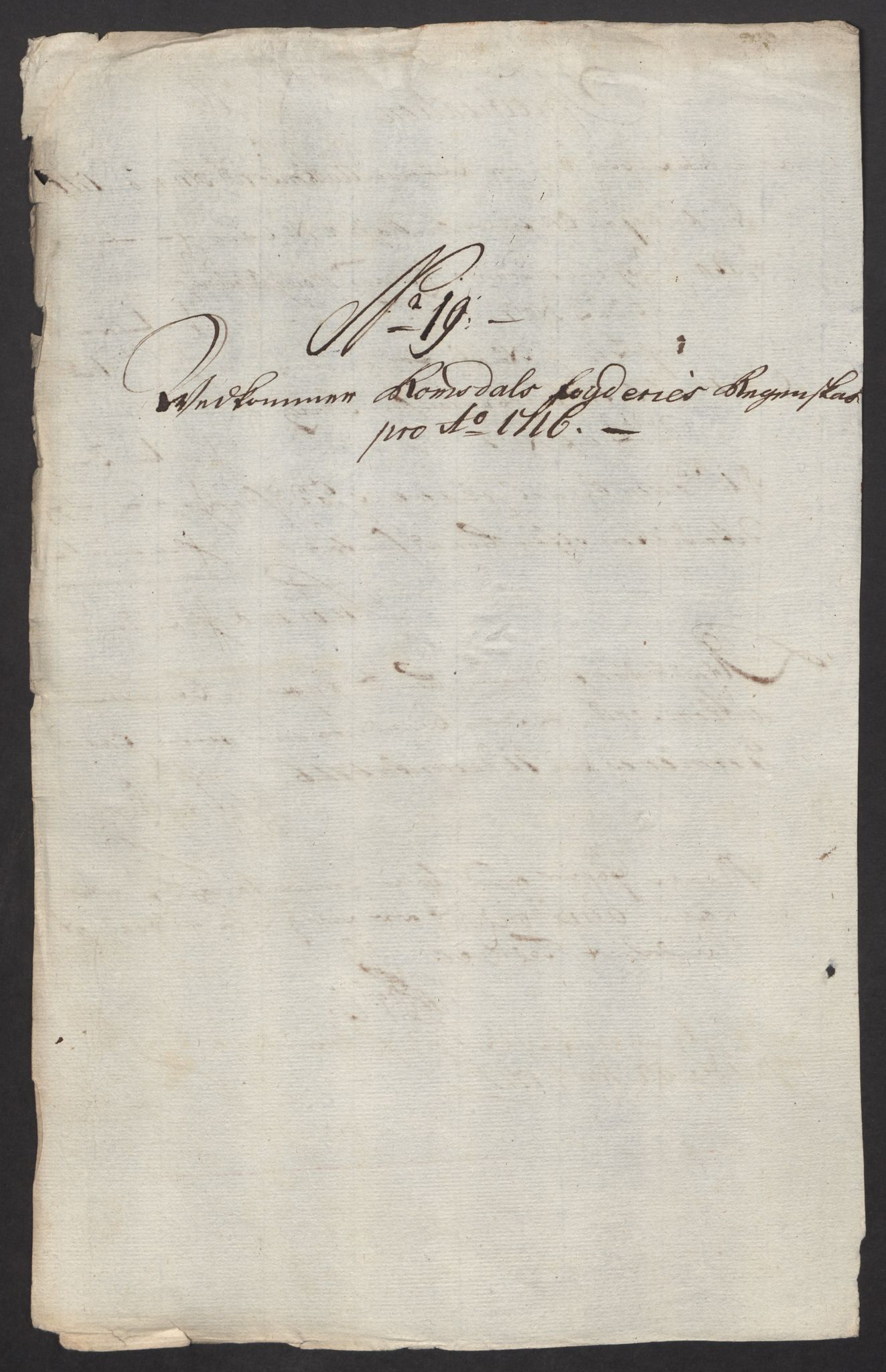 Rentekammeret inntil 1814, Reviderte regnskaper, Fogderegnskap, RA/EA-4092/R55/L3663: Fogderegnskap Romsdal, 1715-1716, p. 420
