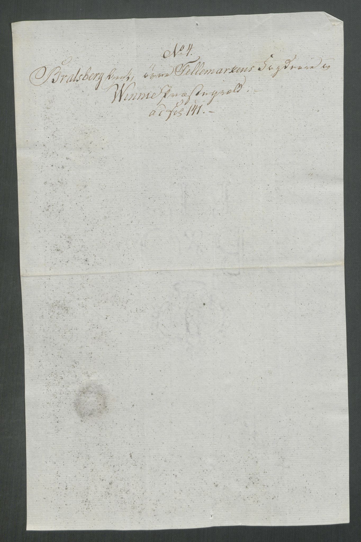 Rentekammeret inntil 1814, Reviderte regnskaper, Mindre regnskaper, RA/EA-4068/Rf/Rfe/L0062: Øvre Romerike fogderi, Øvre Telemark fogderi, 1789, p. 491