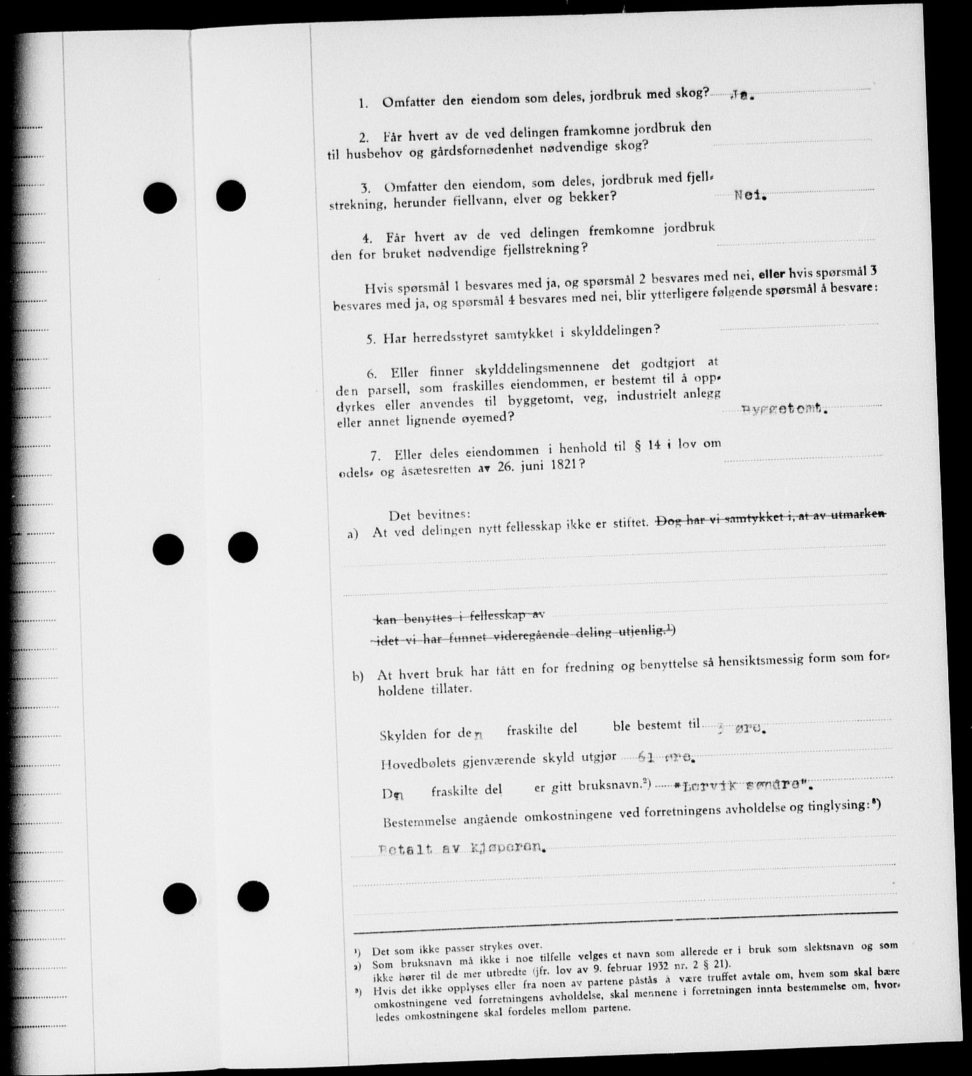 Onsøy sorenskriveri, SAO/A-10474/G/Ga/Gab/L0021: Mortgage book no. II A-21, 1947-1947, Diary no: : 3067/1947