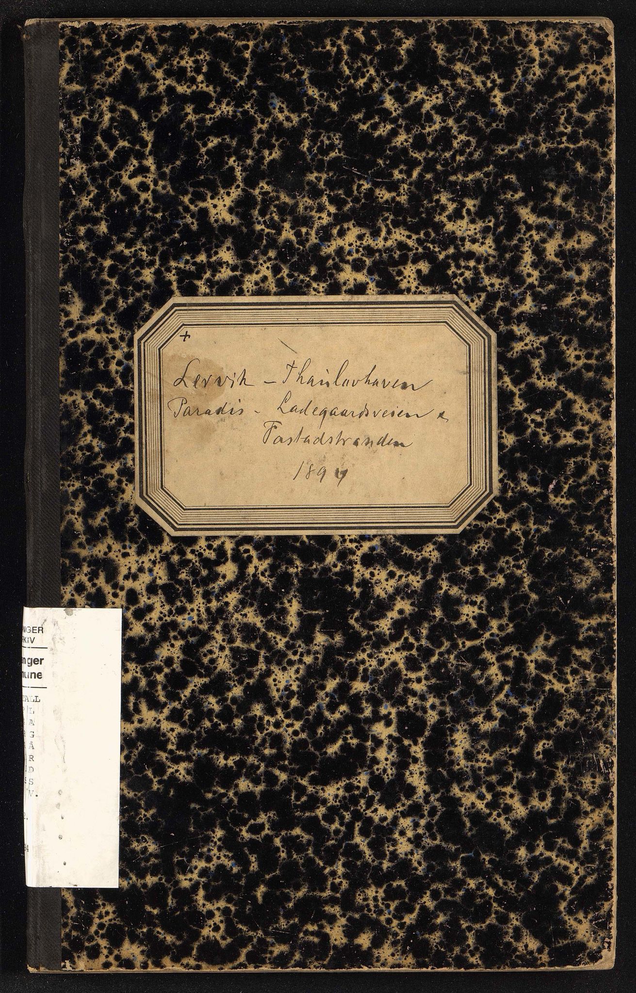 BYST, Ligningsmanntall for Stavanger 1894 - Lervik, Thaulovhaven, Paradis, Ladegaardsveien, Tastadstranden, 1894