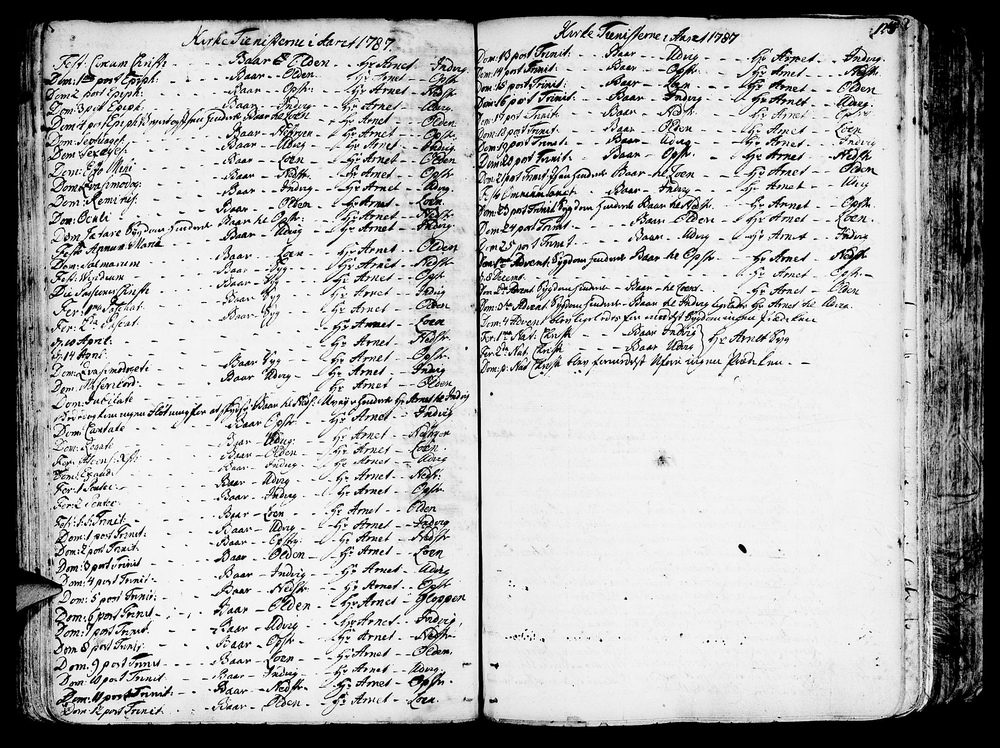 Innvik sokneprestembete, SAB/A-80501: Parish register (official) no. A 1, 1750-1816, p. 124