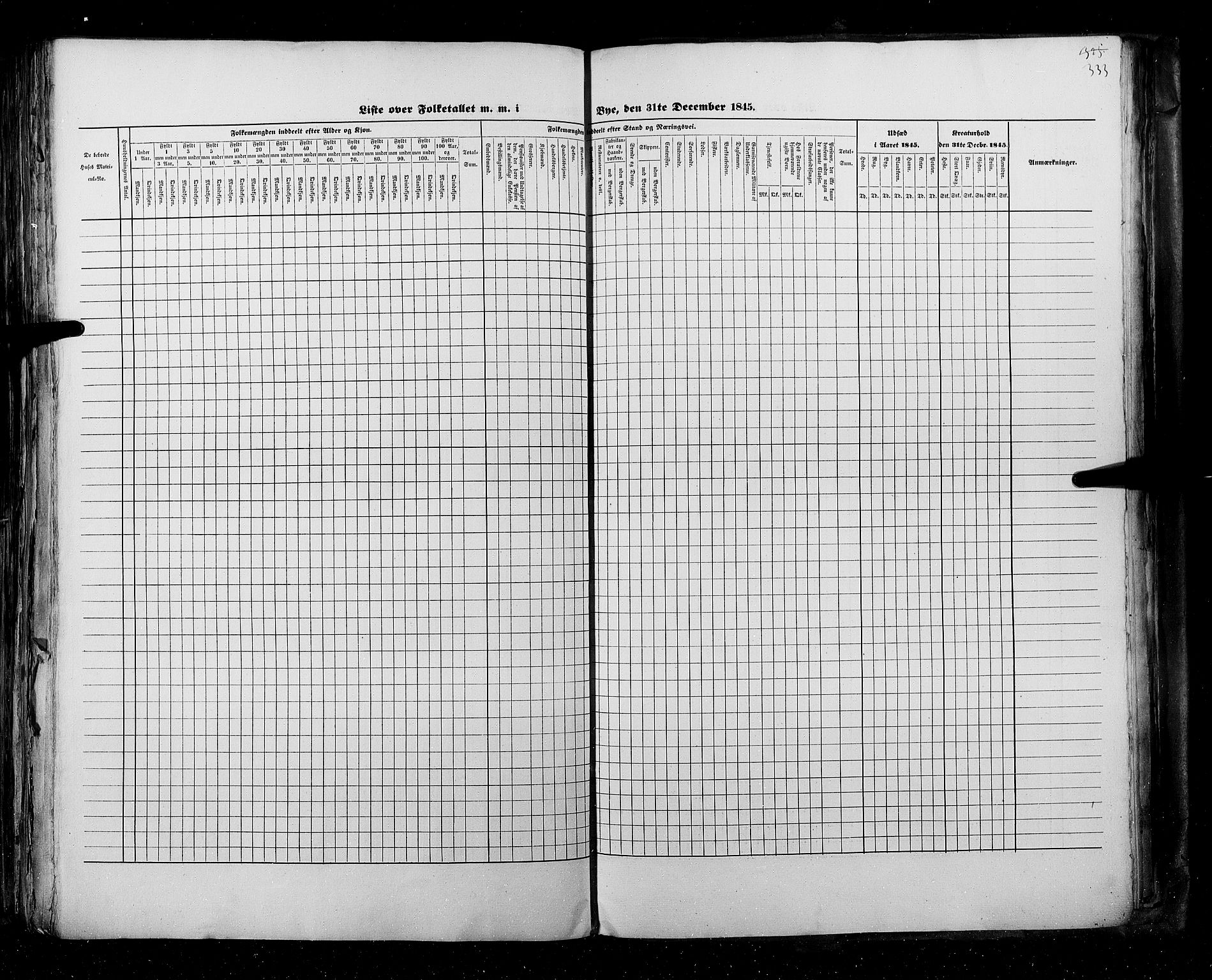 RA, Census 1845, vol. 11: Cities, 1845, p. 333