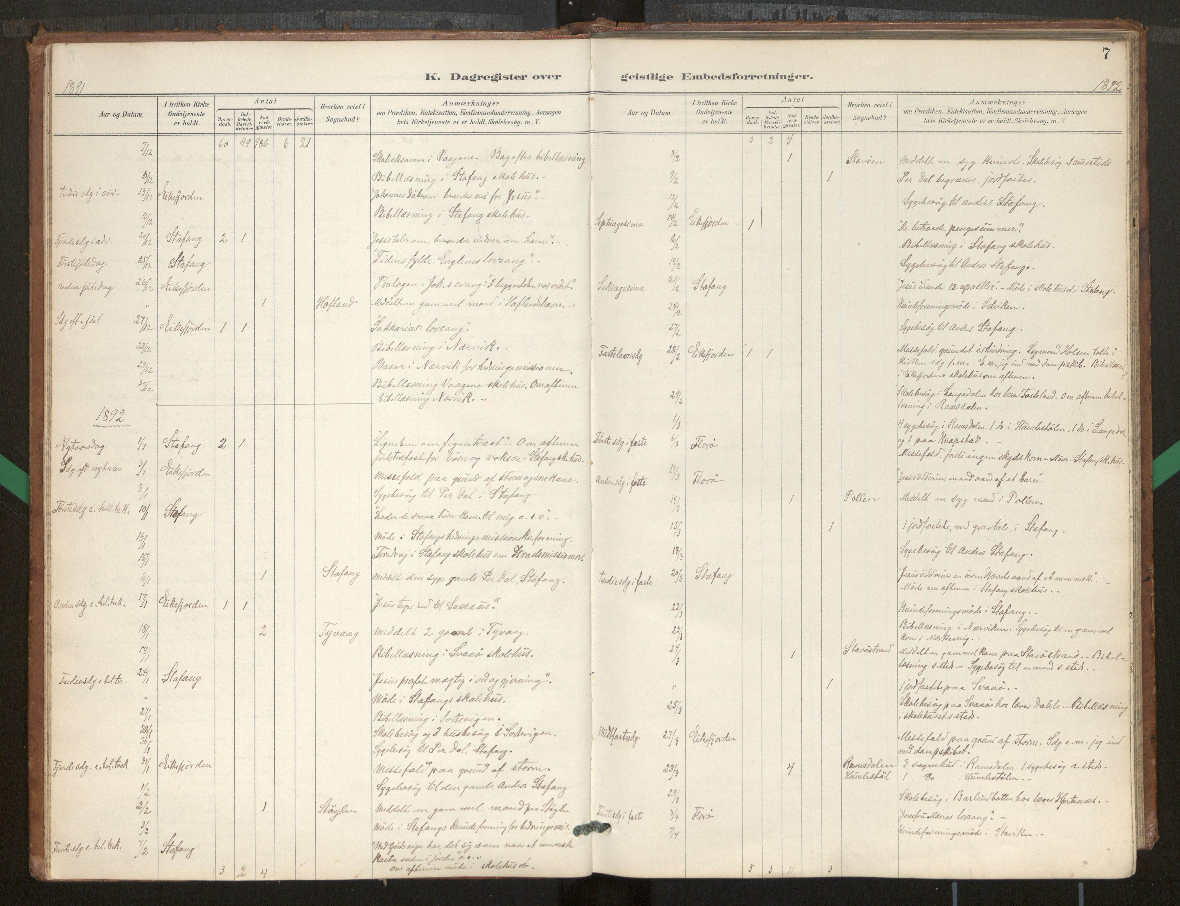 Kinn sokneprestembete, AV/SAB-A-80801/H/Hab/Haba/L0002b: Parish register (copy) no. A 2b, 1916-1978, p. 7