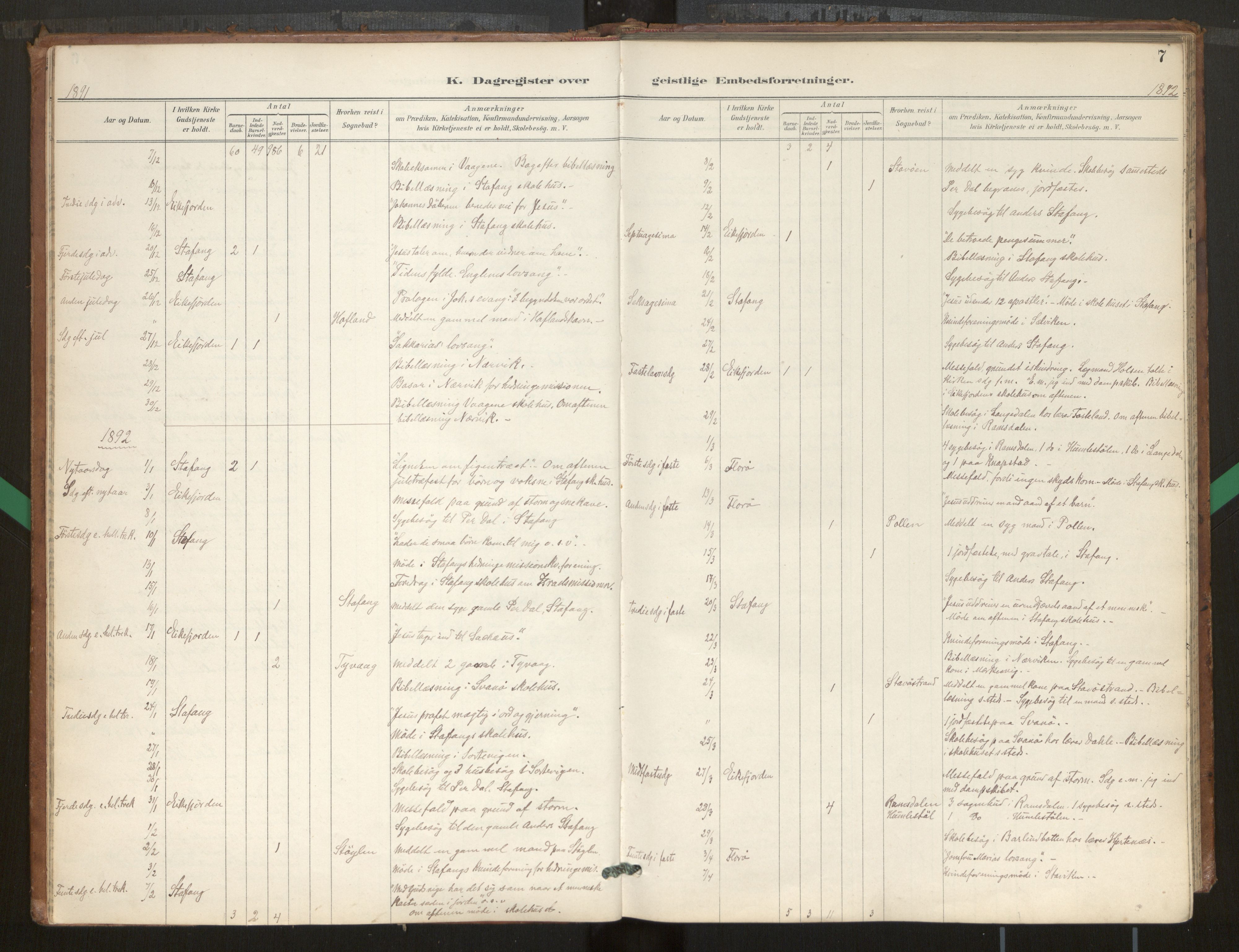 Kinn sokneprestembete, SAB/A-80801/H/Hab/Haba/L0002b: Parish register (copy) no. A 2b, 1916-1978, p. 7