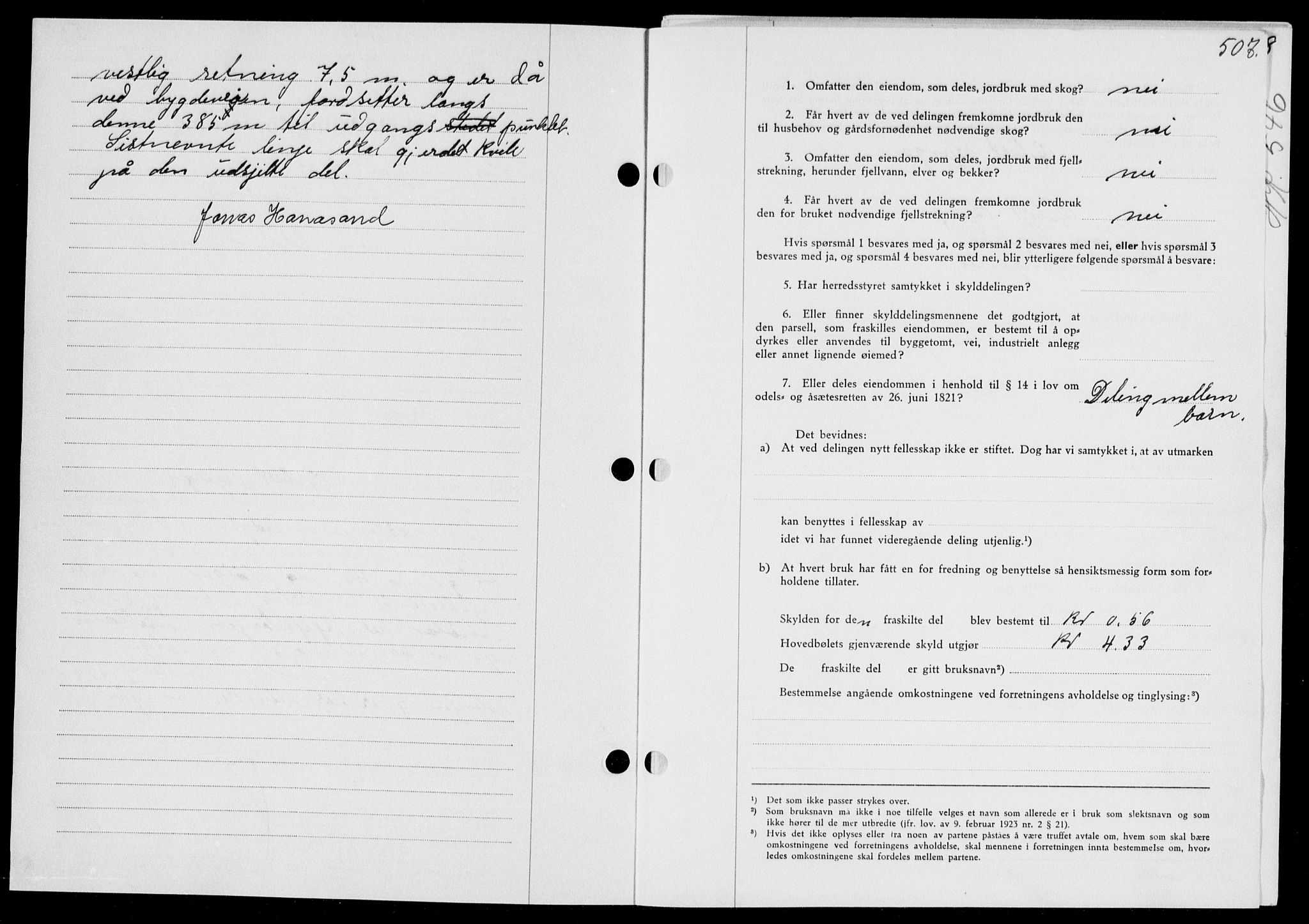 Ryfylke tingrett, SAST/A-100055/001/II/IIB/L0078: Mortgage book no. 57, 1938-1938, Diary no: : 1440/1938