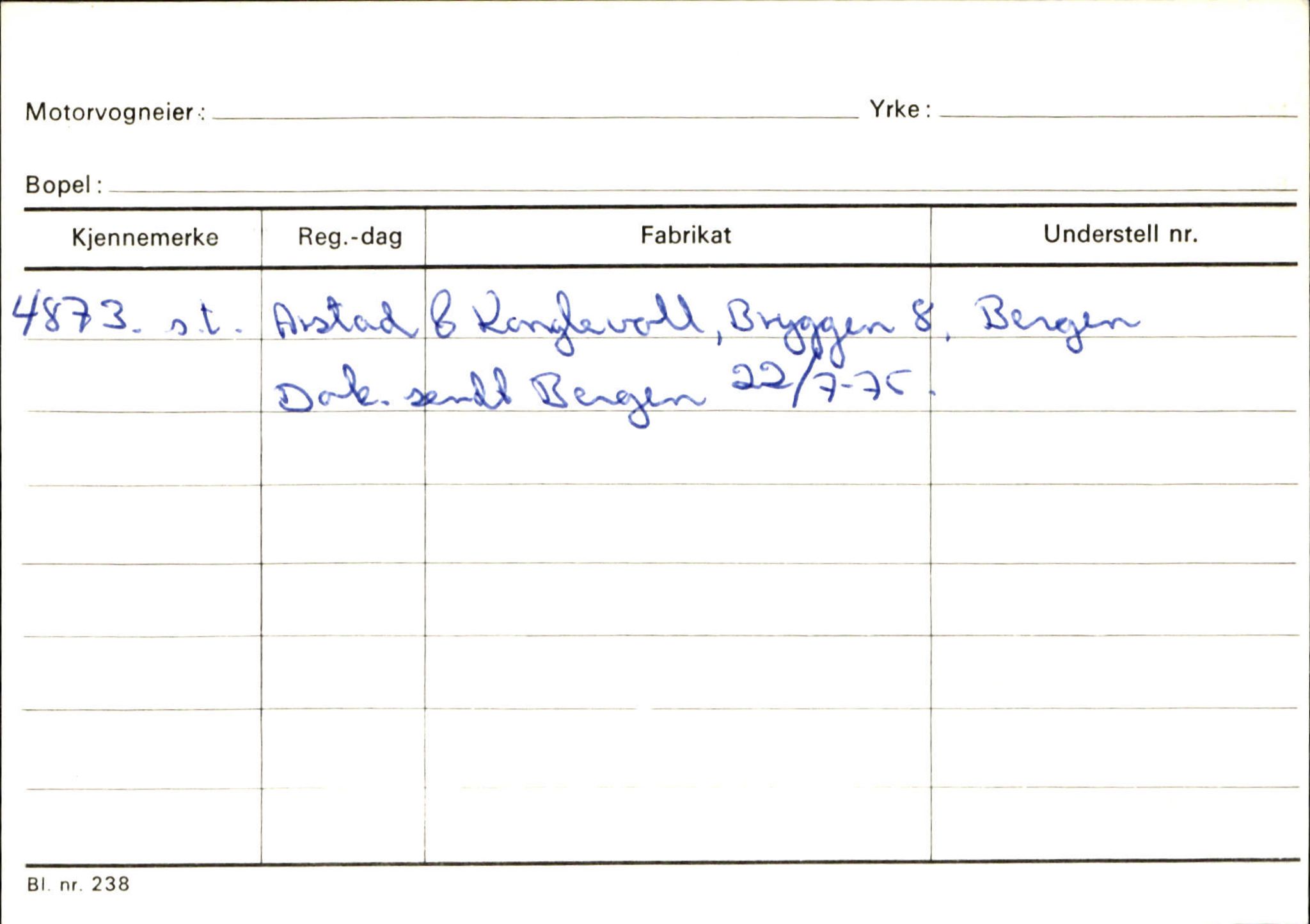 Statens vegvesen, Sogn og Fjordane vegkontor, SAB/A-5301/4/F/L0131: Eigarregister Høyanger P-Å. Stryn S-Å, 1945-1975, p. 198