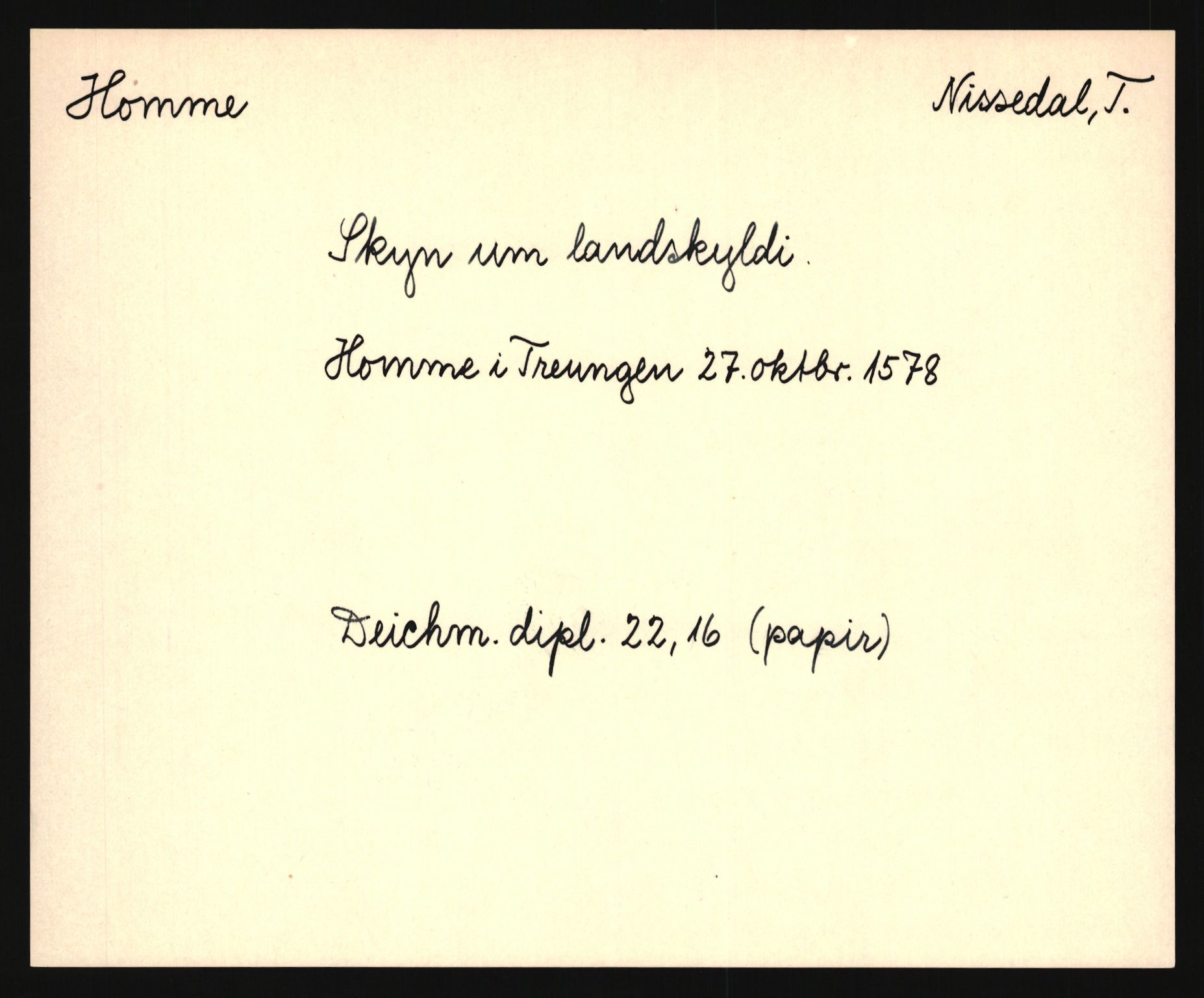 Riksarkivets diplomsamling, AV/RA-EA-5965/F35/F35e/L0022: Registreringssedler Telemark 3, 1400-1700, p. 101