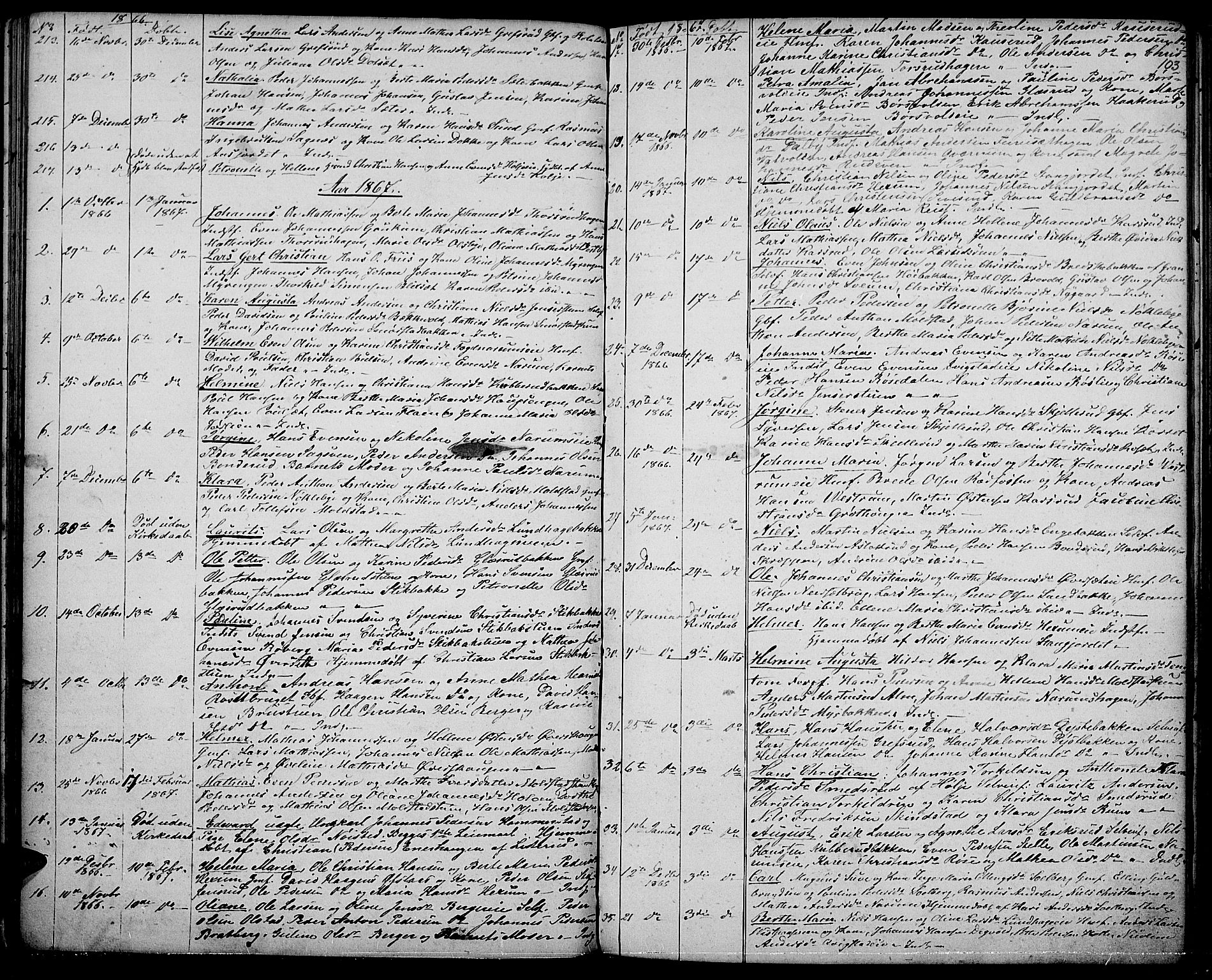 Vestre Toten prestekontor, AV/SAH-PREST-108/H/Ha/Hab/L0005: Parish register (copy) no. 5, 1854-1870, p. 103