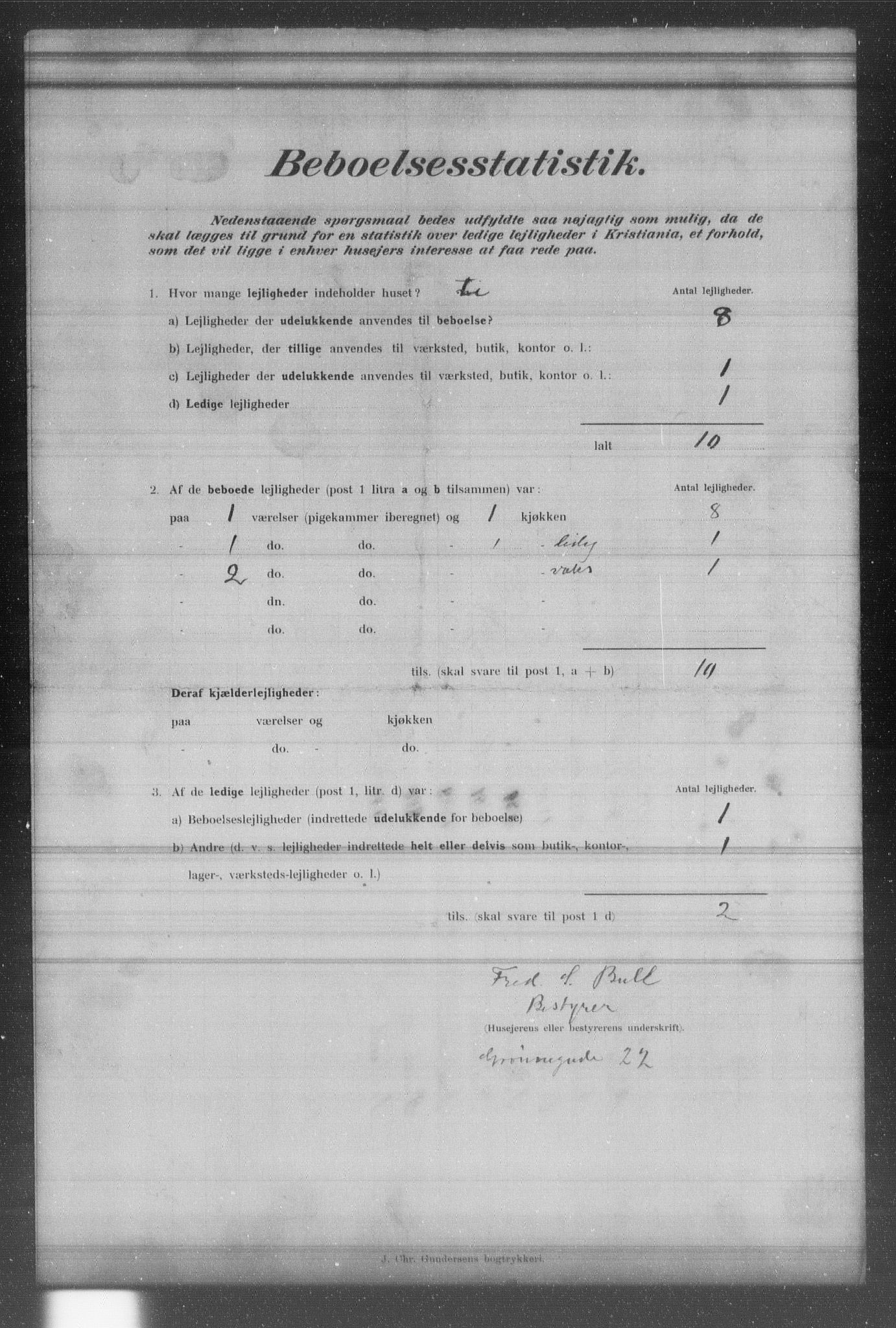 OBA, Municipal Census 1902 for Kristiania, 1902, p. 19599