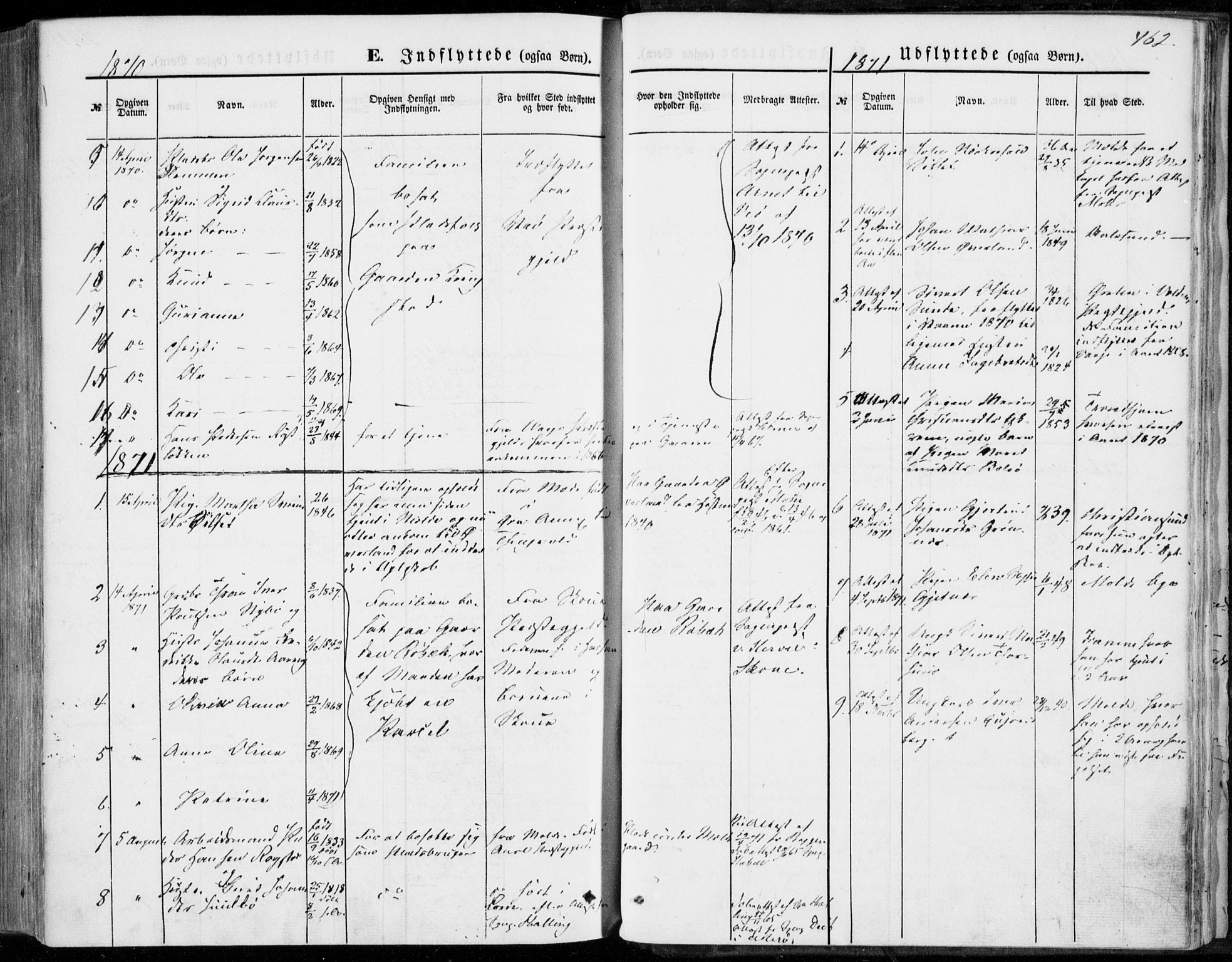 Ministerialprotokoller, klokkerbøker og fødselsregistre - Møre og Romsdal, AV/SAT-A-1454/555/L0655: Parish register (official) no. 555A05, 1869-1886, p. 462