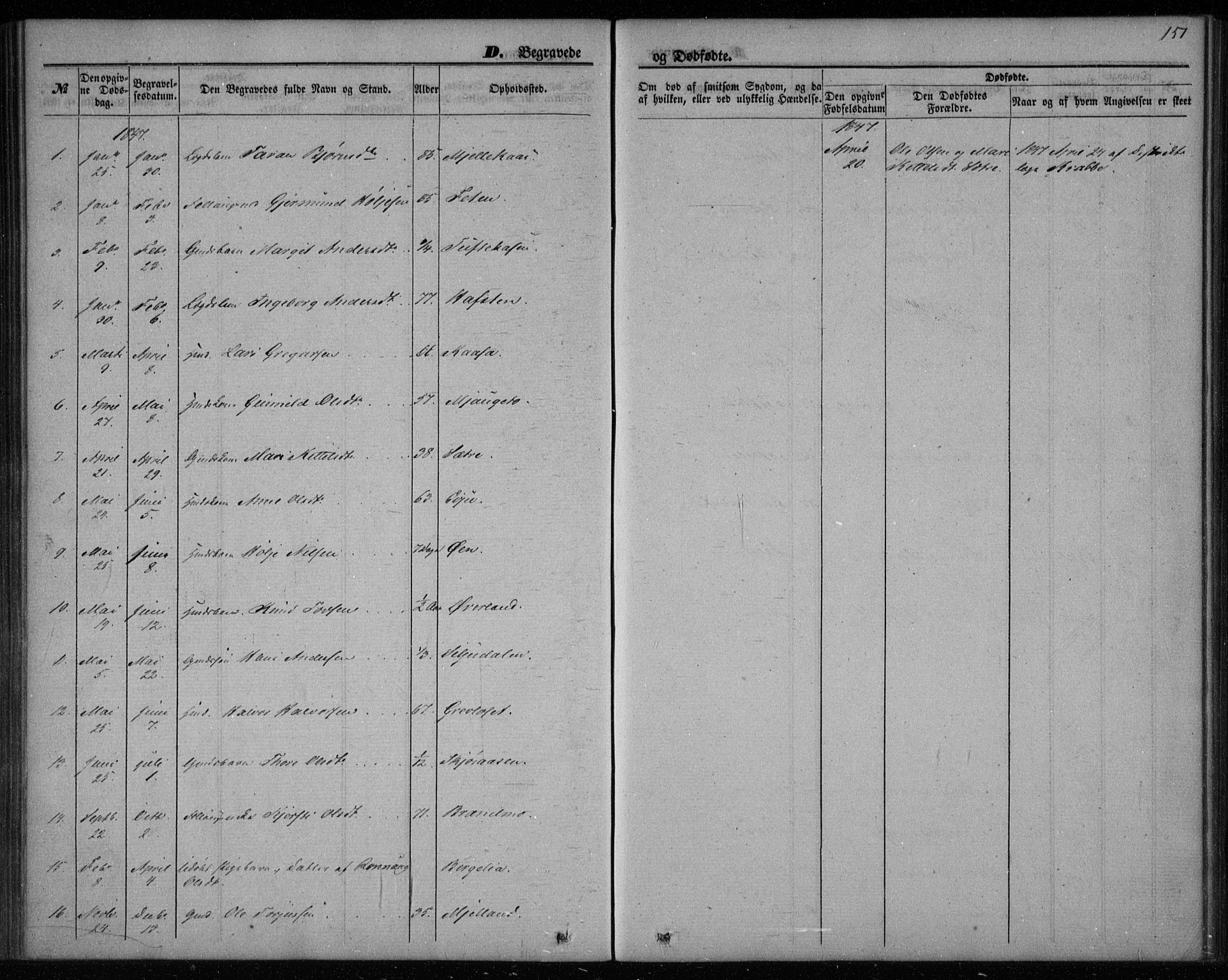 Gransherad kirkebøker, AV/SAKO-A-267/F/Fa/L0002: Parish register (official) no. I 2, 1844-1859, p. 151