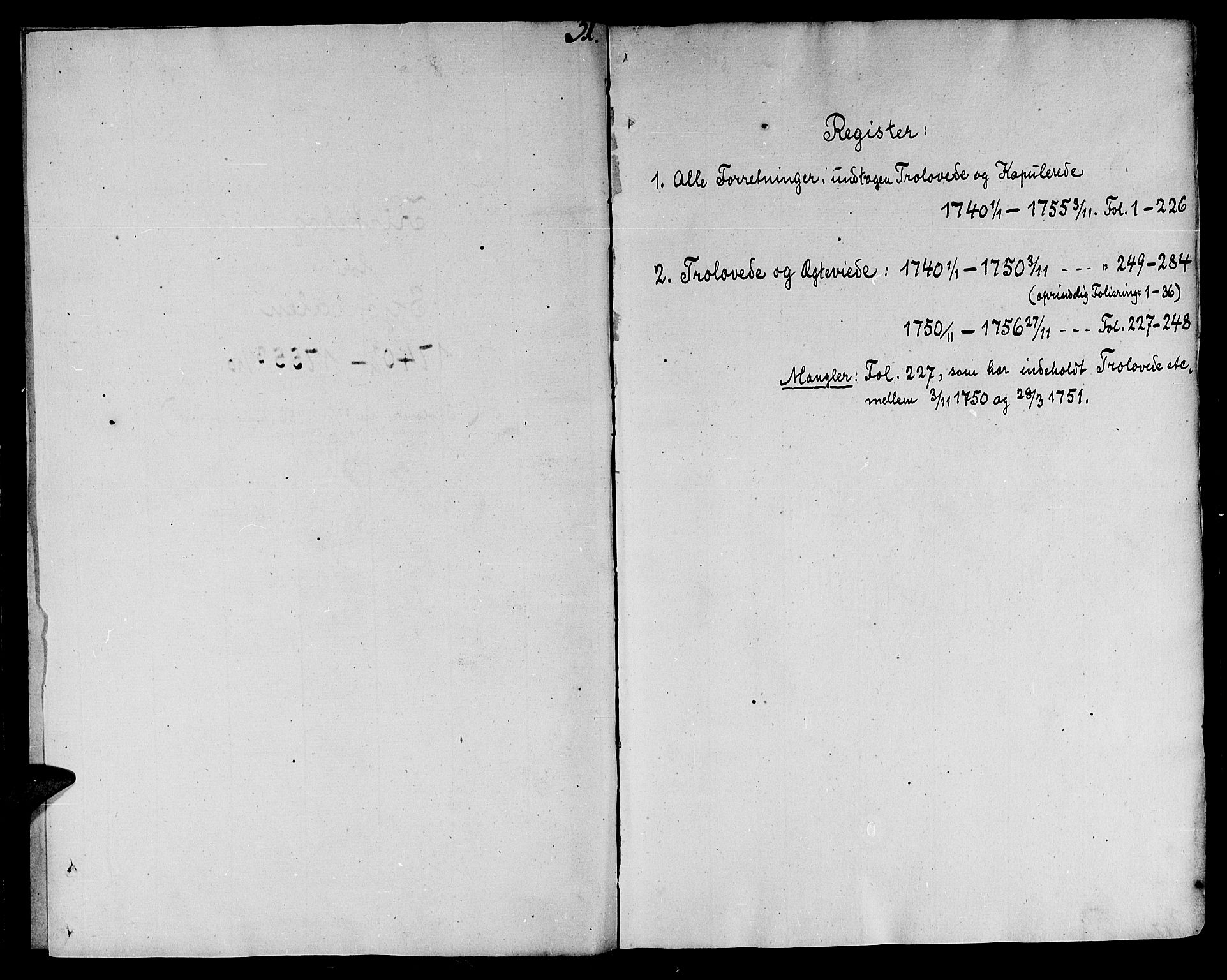 Ministerialprotokoller, klokkerbøker og fødselsregistre - Nord-Trøndelag, SAT/A-1458/709/L0056: Parish register (official) no. 709A04, 1740-1756