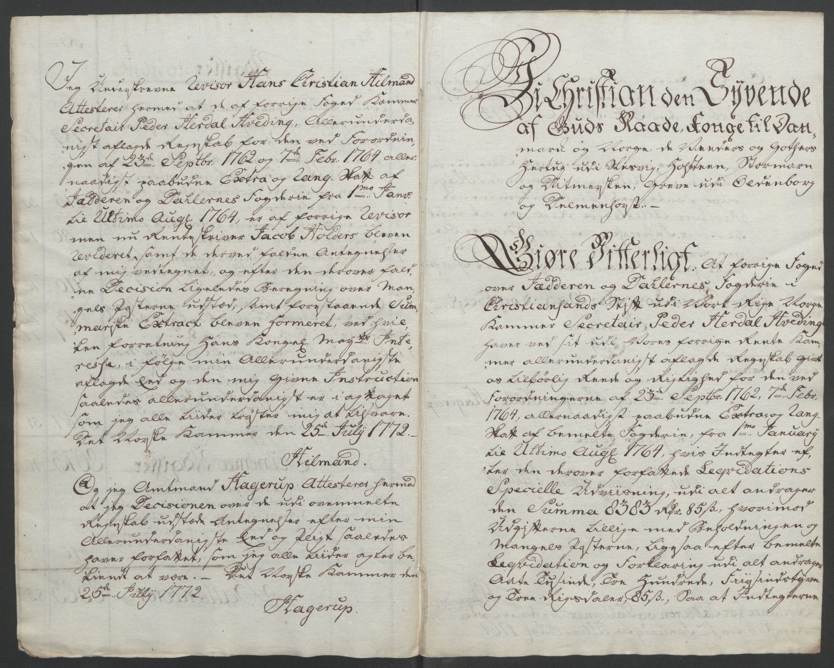 Rentekammeret inntil 1814, Reviderte regnskaper, Fogderegnskap, RA/EA-4092/R46/L2835: Ekstraskatten Jæren og Dalane, 1762-1764, p. 148