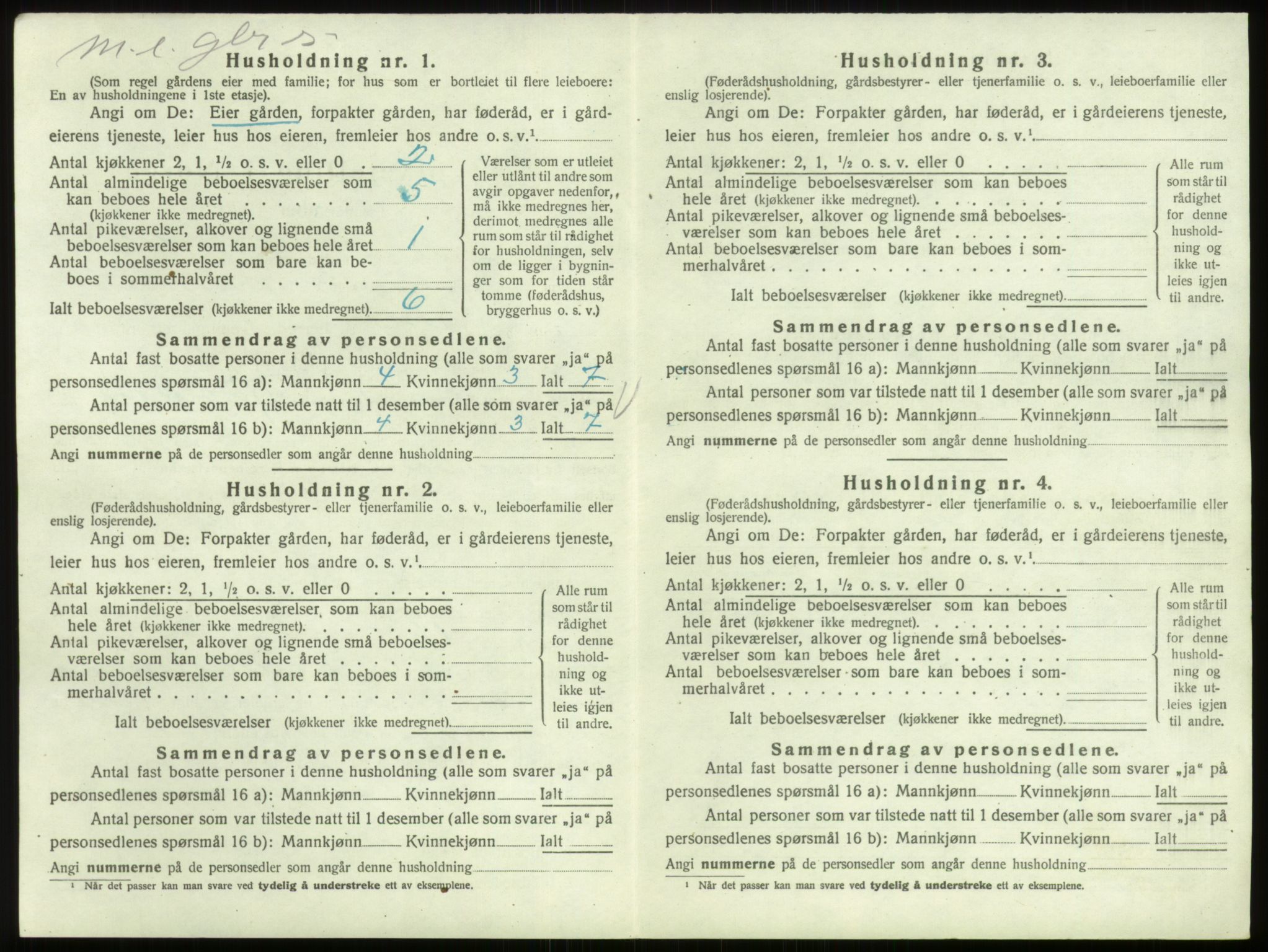 SAO, 1920 census for Berg, 1920, p. 1827