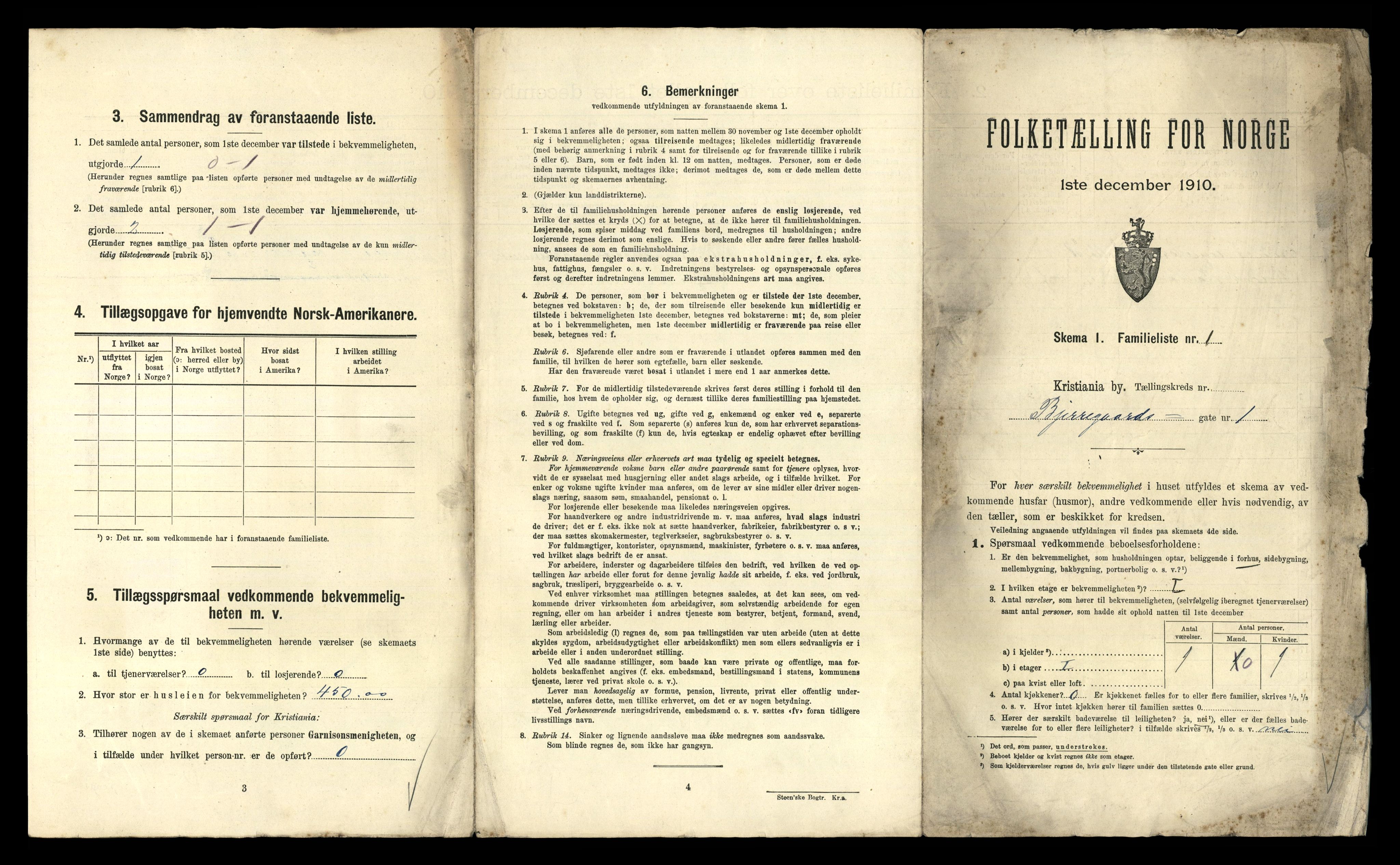 RA, 1910 census for Kristiania, 1910, p. 6393