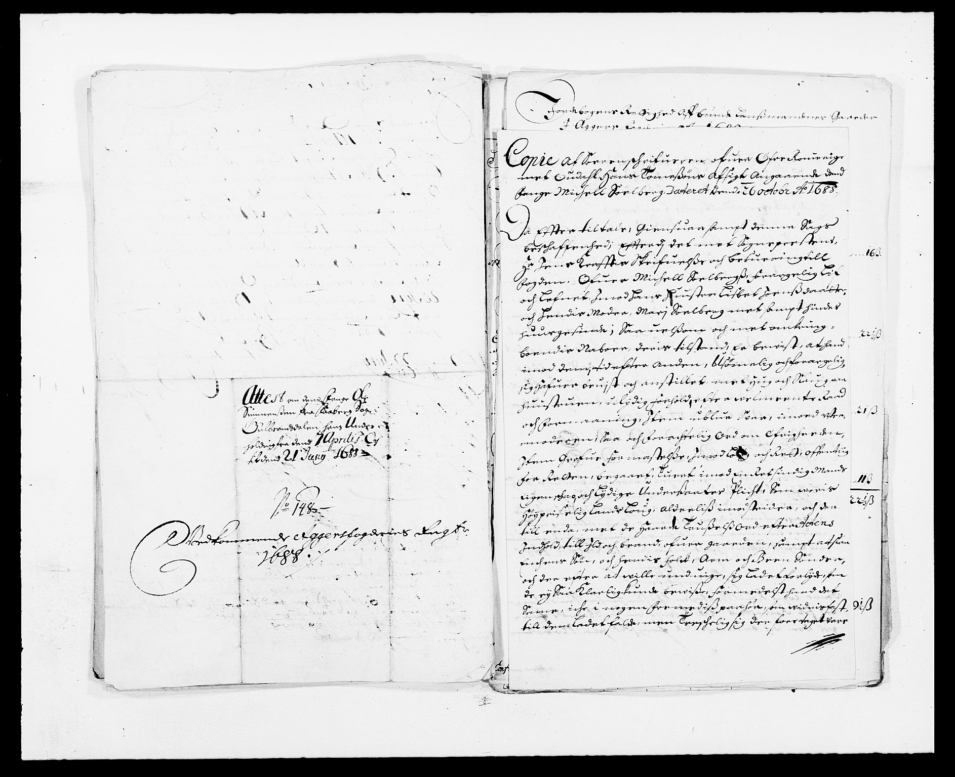 Rentekammeret inntil 1814, Reviderte regnskaper, Fogderegnskap, AV/RA-EA-4092/R08/L0424: Fogderegnskap Aker, 1682-1689, p. 279