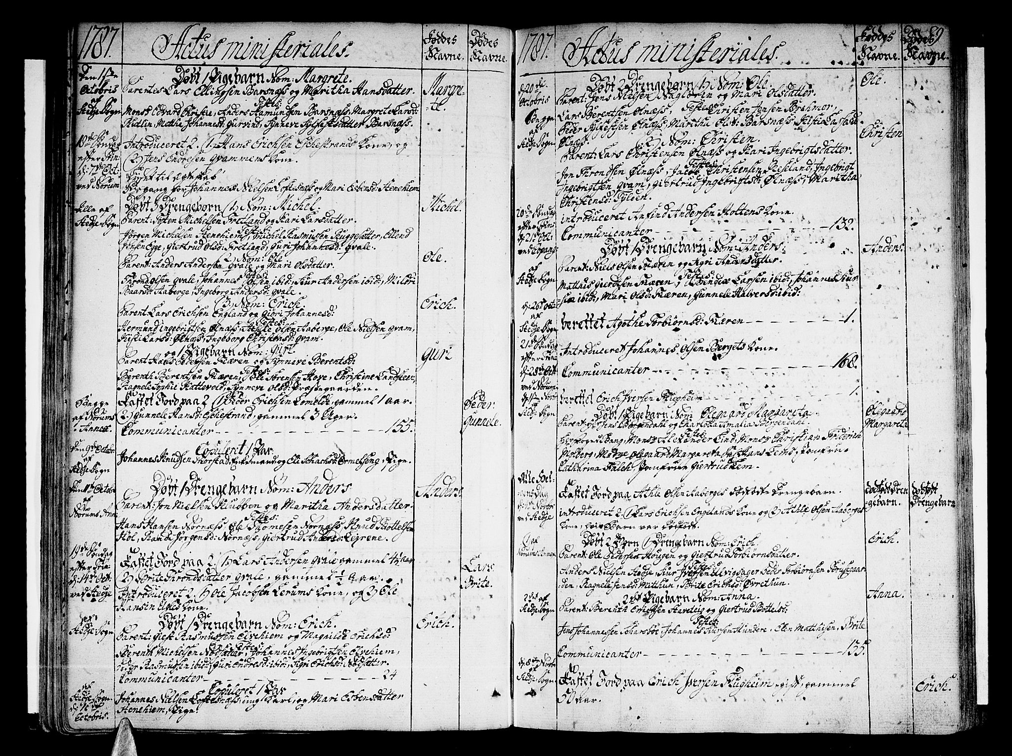 Sogndal sokneprestembete, SAB/A-81301/H/Haa/Haaa/L0007: Parish register (official) no. A 7, 1782-1795, p. 89