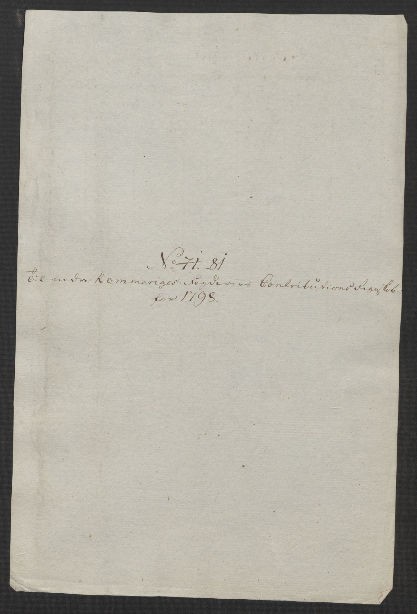 Rentekammeret inntil 1814, Reviderte regnskaper, Fogderegnskap, AV/RA-EA-4092/R11/L0674: Fogderegnskap Nedre Romerike, 1798, p. 299